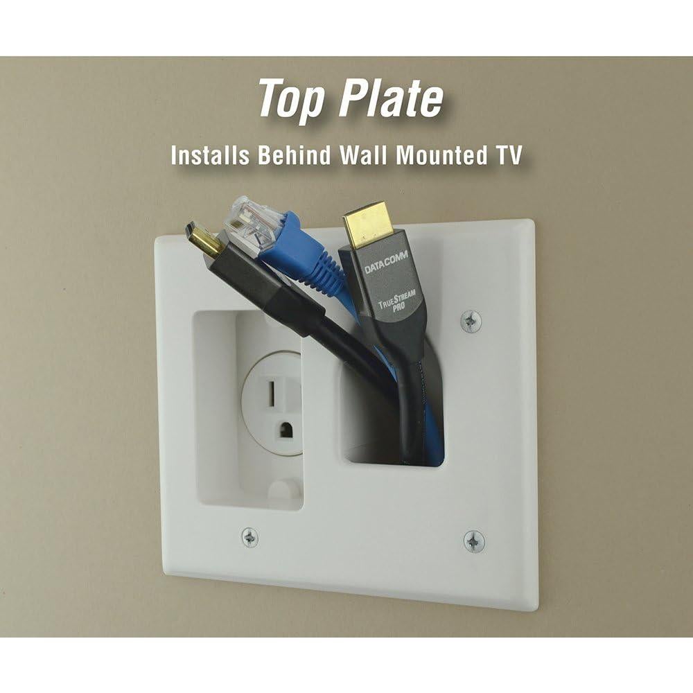 Kit de Pro-Poder Empotrado DATA COMM 45-0023-WH 15A Blanco