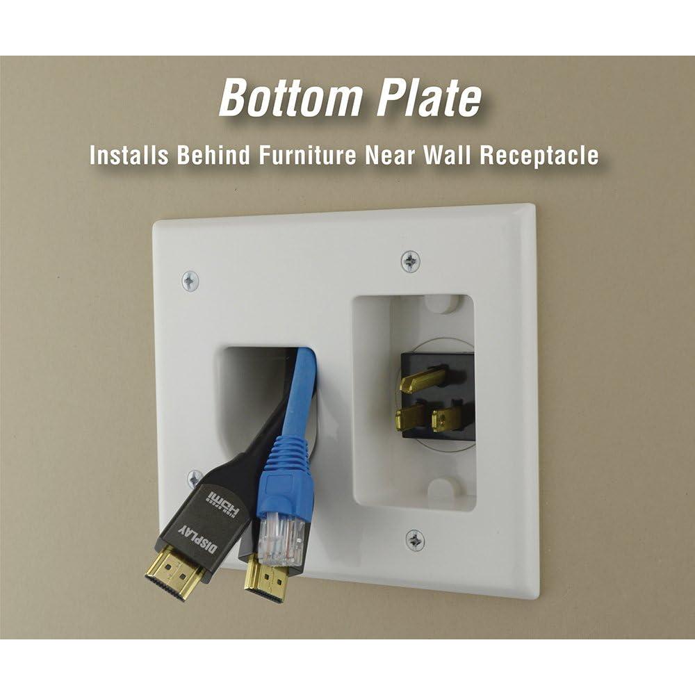 Kit de Pro-Poder Empotrado DATA COMM 45-0023-WH 15A Blanco