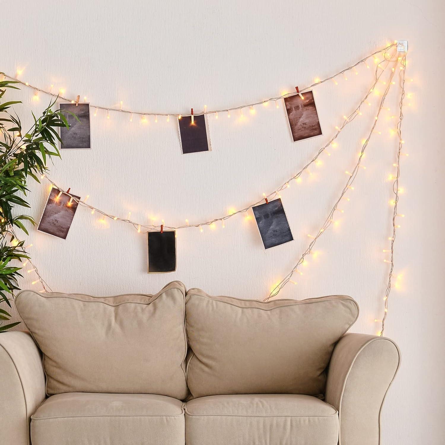 110 Clips de Cable Adhesivos AGPTEK - Organizador Transparente