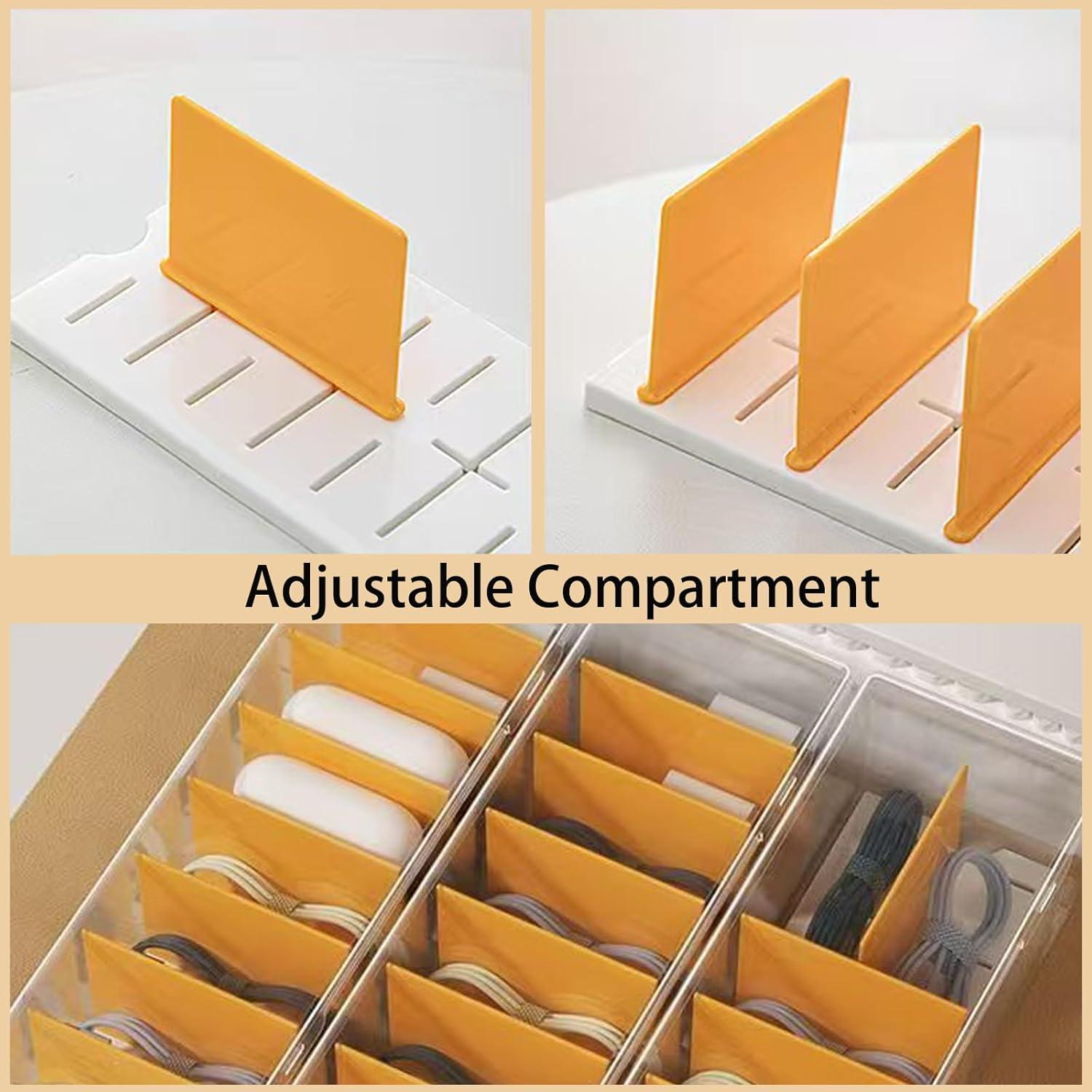 Paquete de 3 cajas organizadoras de cables KSORUSL 29.2x9.1x7.1cm