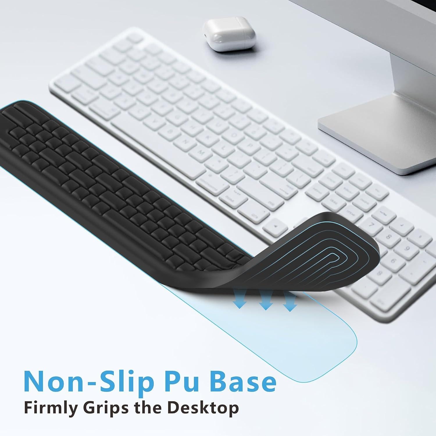 Reposamuñecas ergonómico MEKASS de espuma viscoelástica 45cm