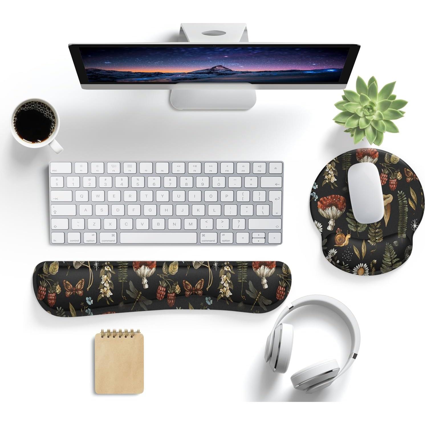 Alfombrilla de Ratón Ergonómica Mechanical Cattle con Soporte