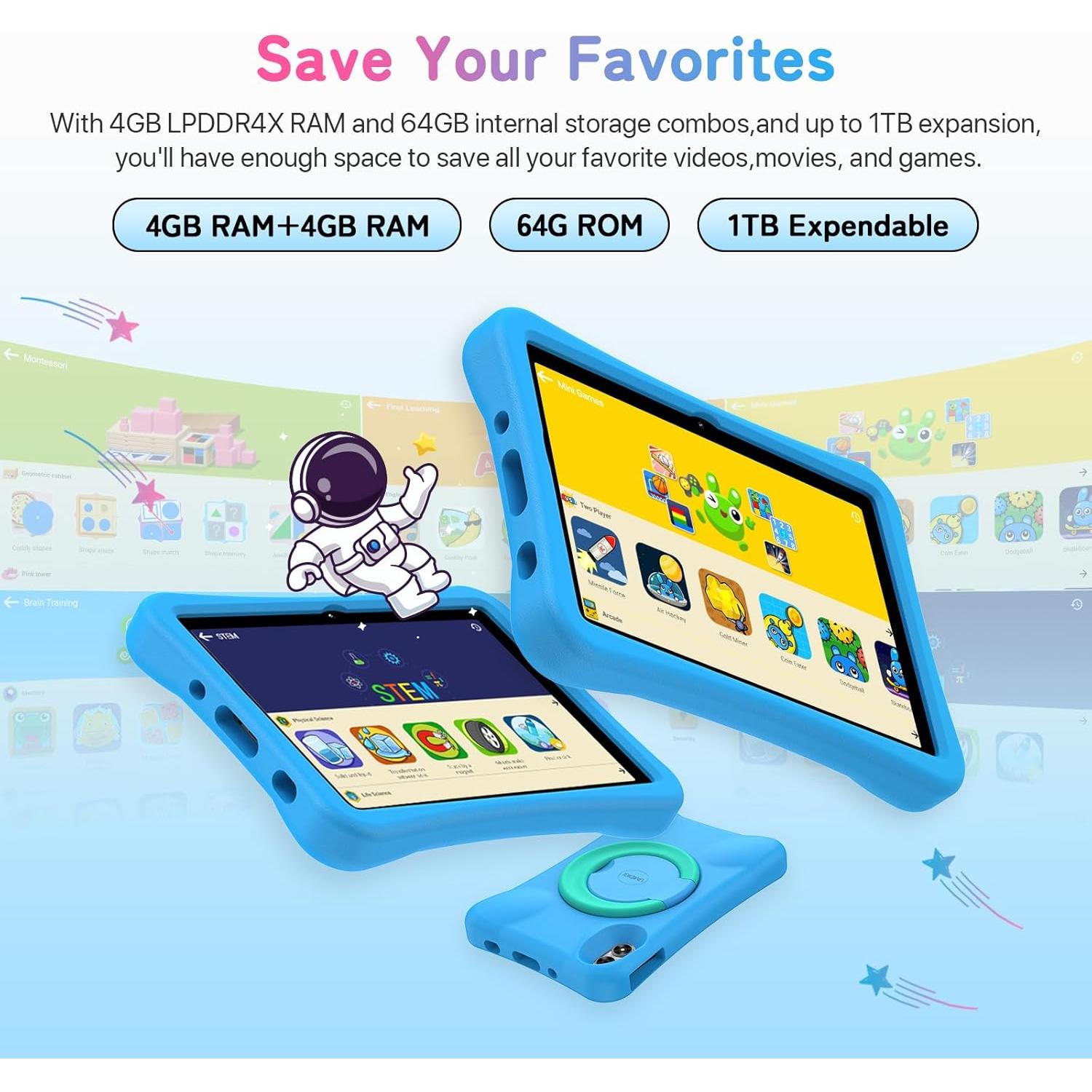 Tableta para Niños UMIDIGI G1 Tab 10.1" 4GB+64GB WiFi 6