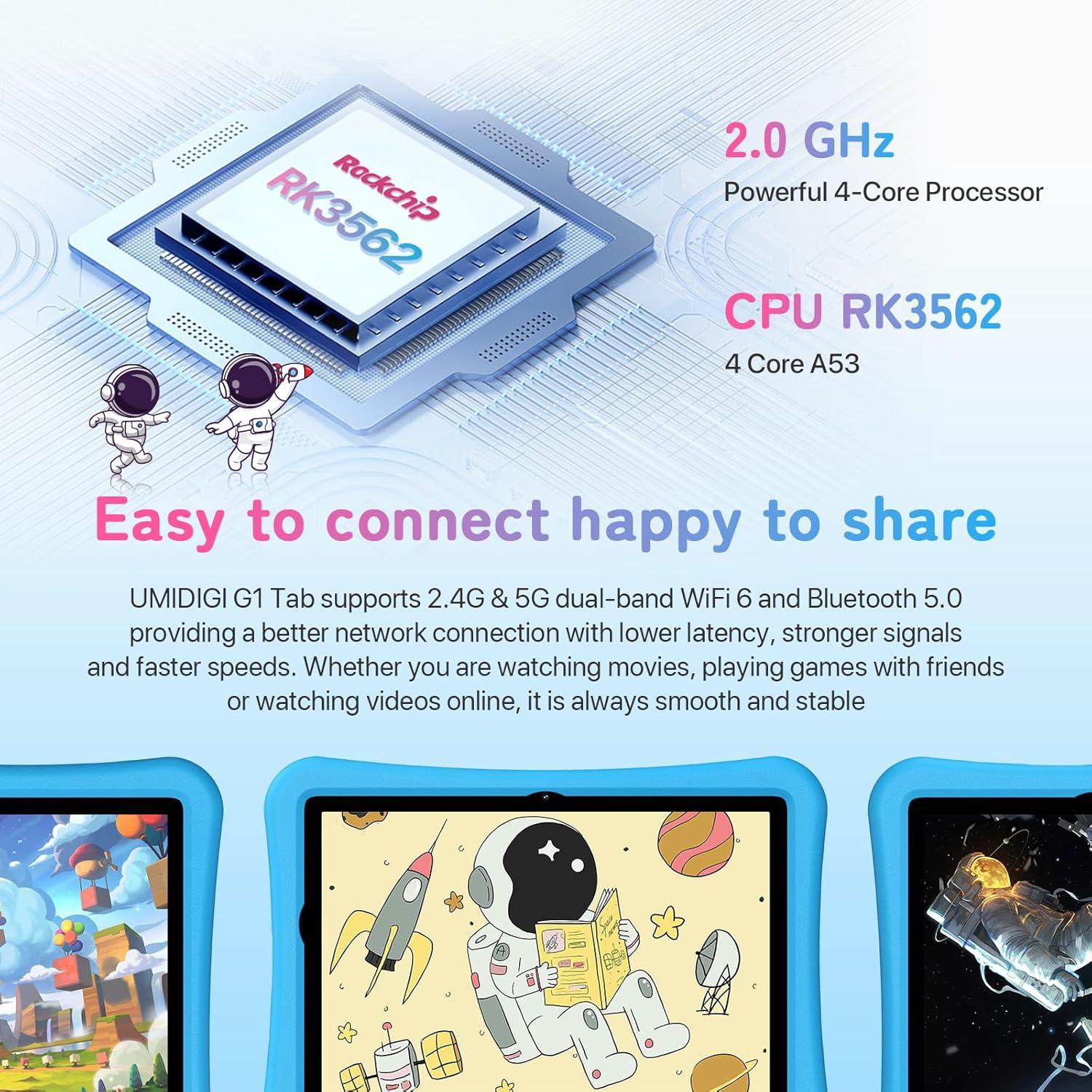 Tableta para Niños UMIDIGI G1 Tab 10.1" 4GB+64GB WiFi 6