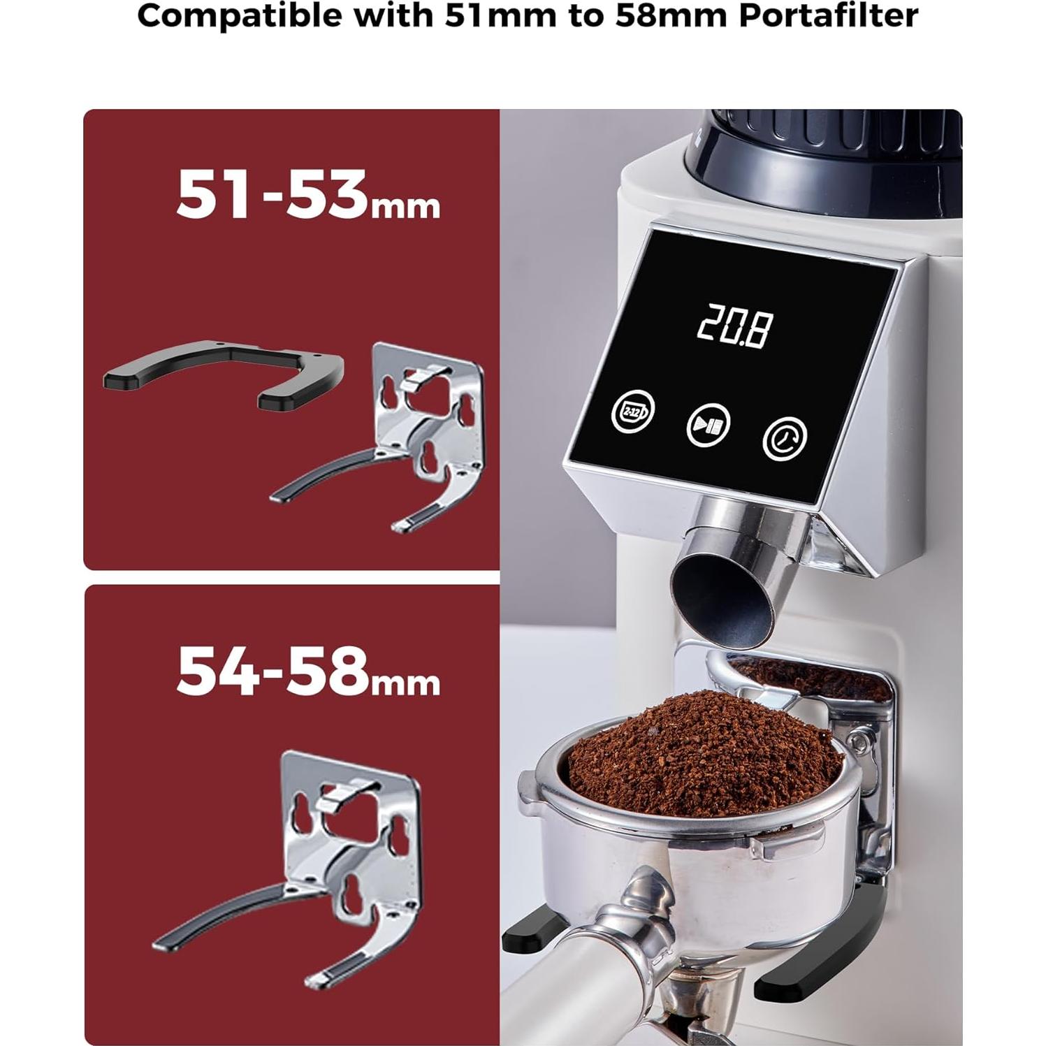 Molinillo de Café Tuni G1 Cónico Antiestático 48 Configuraciones