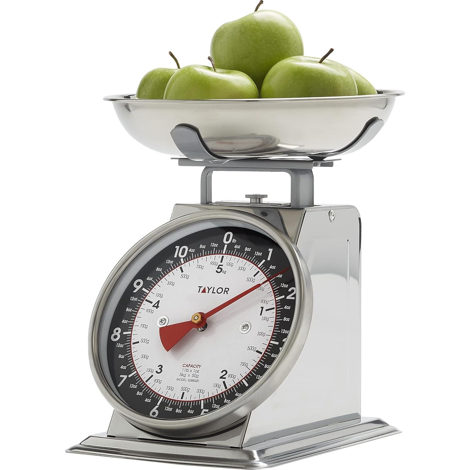 Báscula de Cocina Mecánica Taylor 5kg Analógica con Tazón
