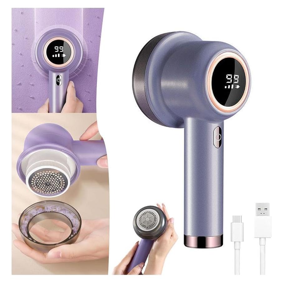 Recortadora de Pelusas Recargable 3 Velocidades JHSYV149 Púrpura