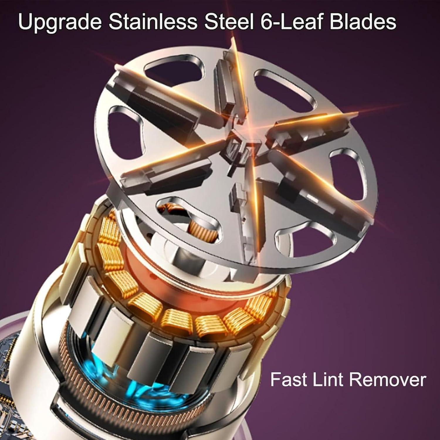 Recortadora de Pelusas Recargable 3 Velocidades JHSYV149 Púrpura