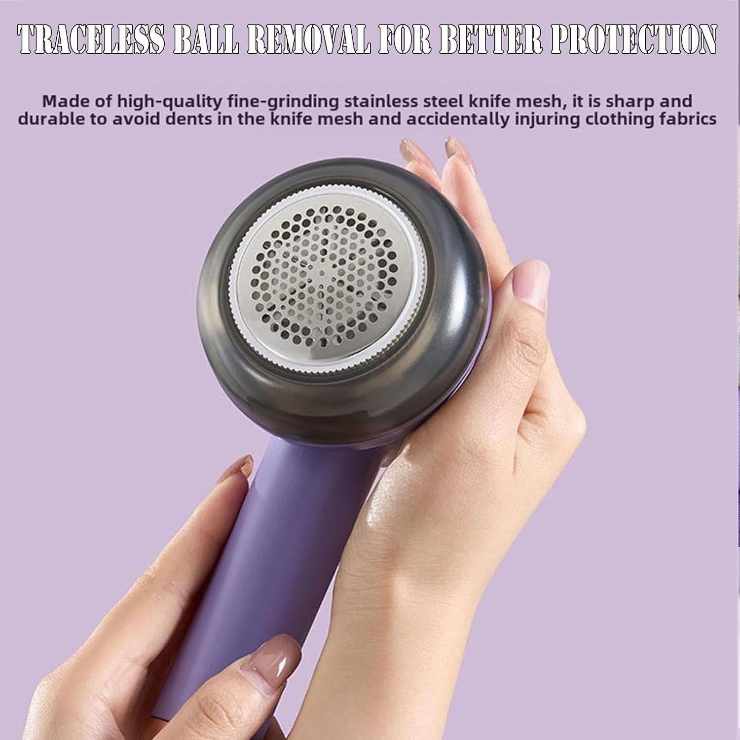 Recortadora de Pelusas Recargable 3 Velocidades JHSYV149 Púrpura