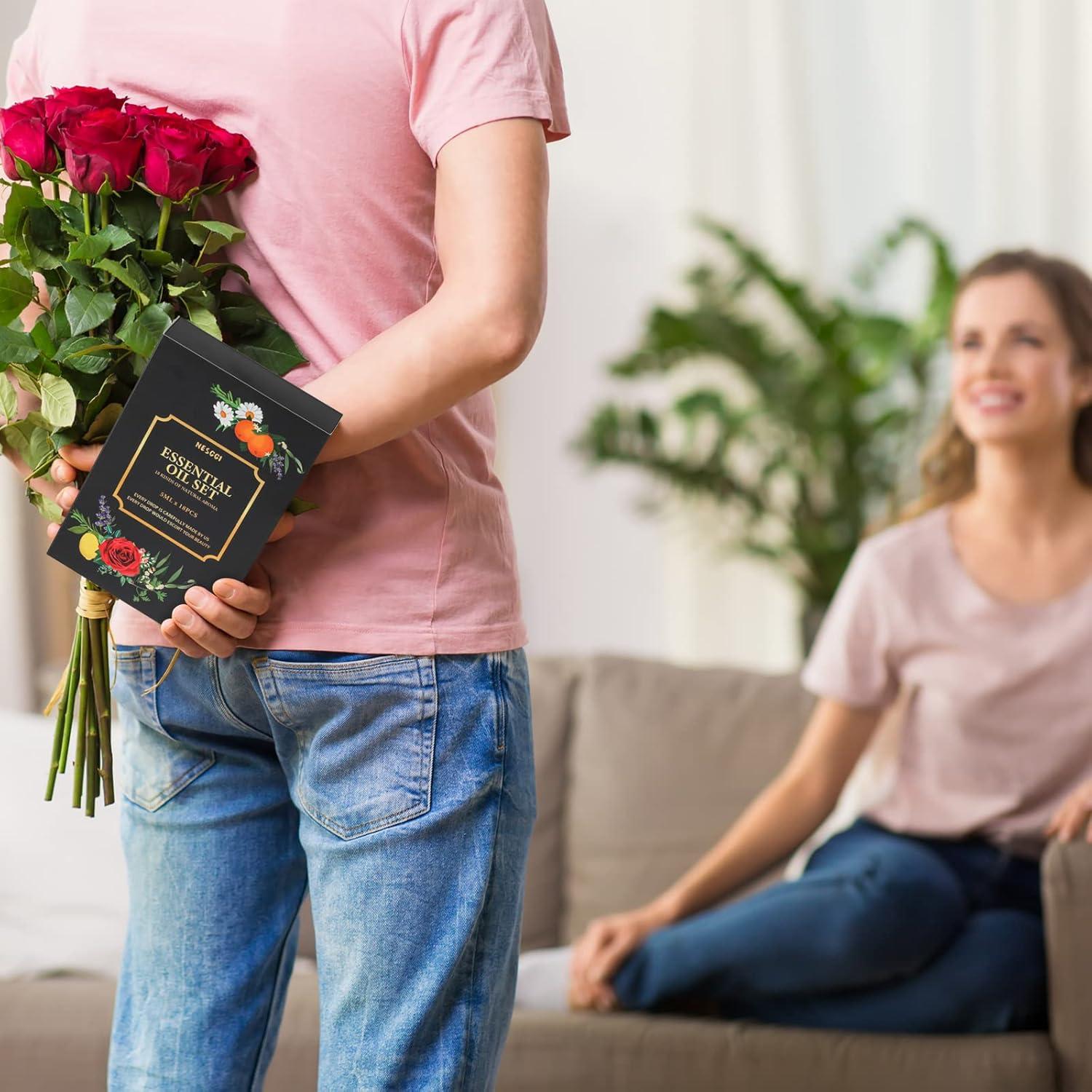 Juego de 18 Aceites Esenciales NESCCI 5ml - Aromaterapia y Velas