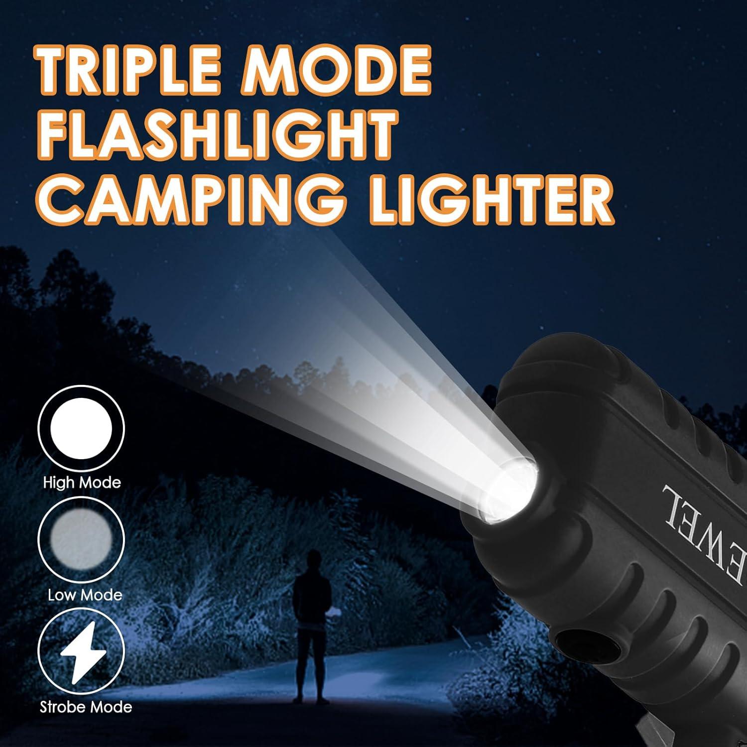 Encendedor Eléctrico DEWEL 360 Flex Recargable USB-C Impermeable