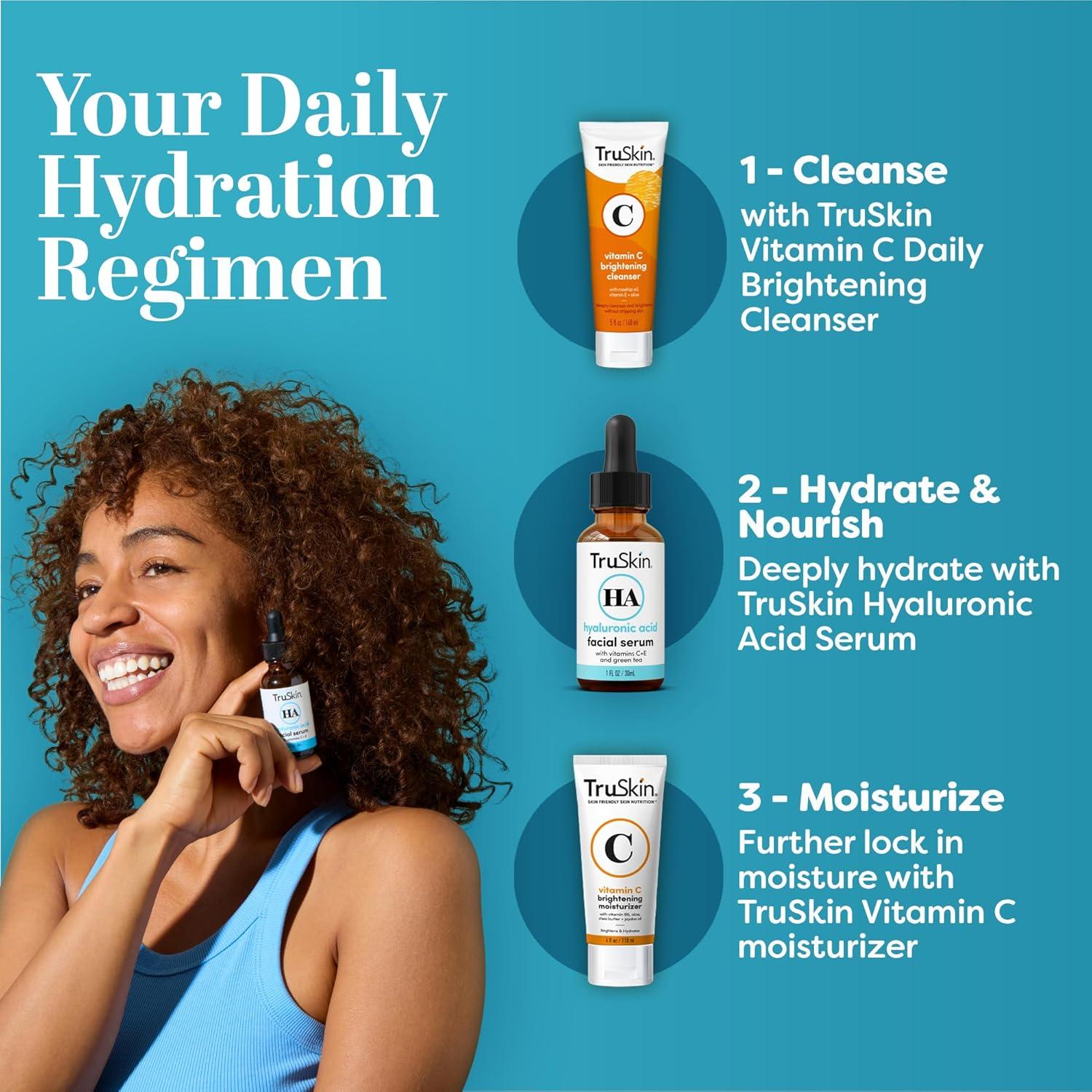 Suero Facial Hidratante TruSkin Ácido Hialurónico 29.57 ml