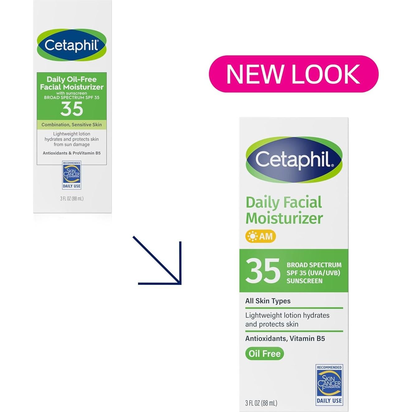 Hidratante Facial Cetaphil SPF 35 85g Piel Sensible Mixta