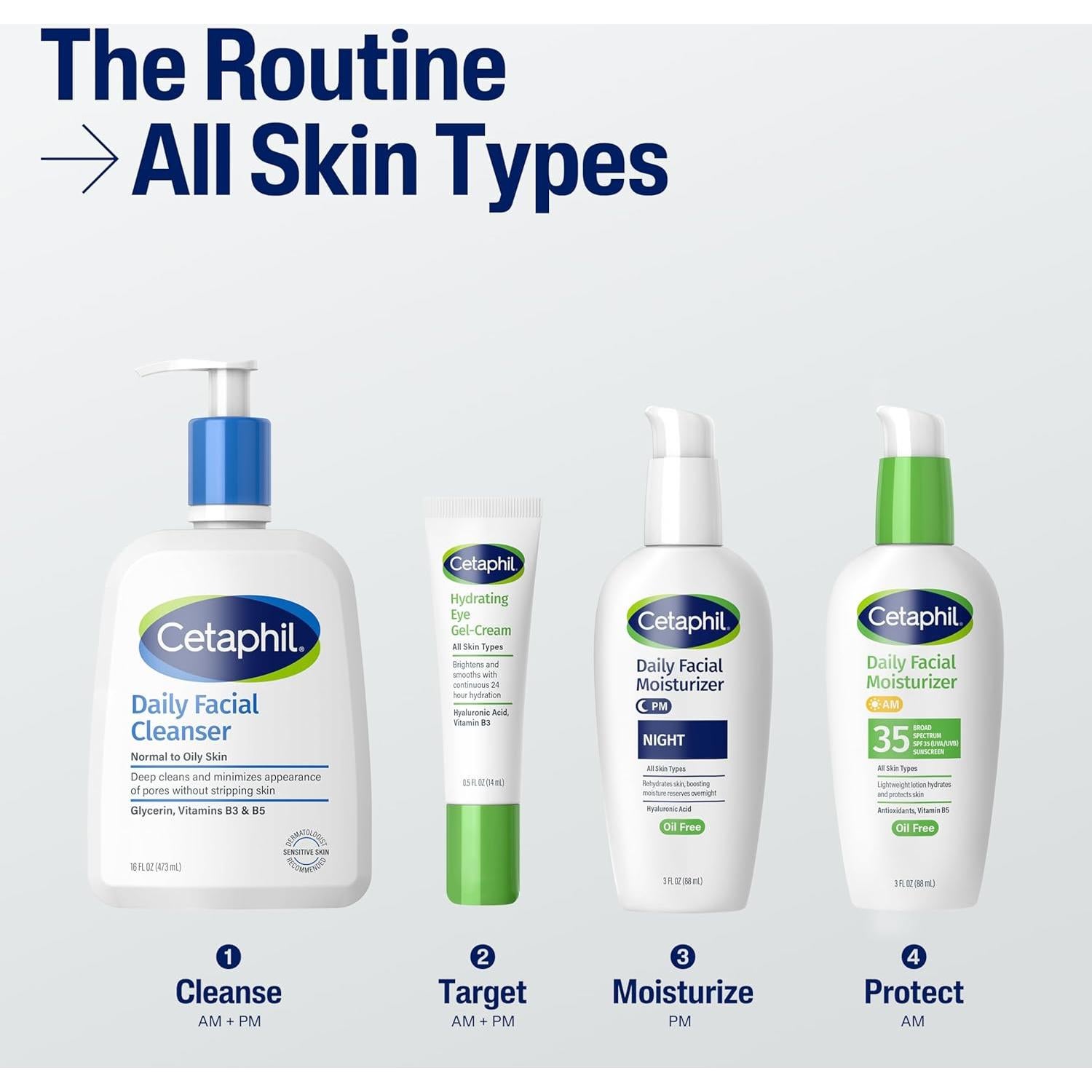 Hidratante Facial Cetaphil SPF 35 85g Piel Sensible Mixta