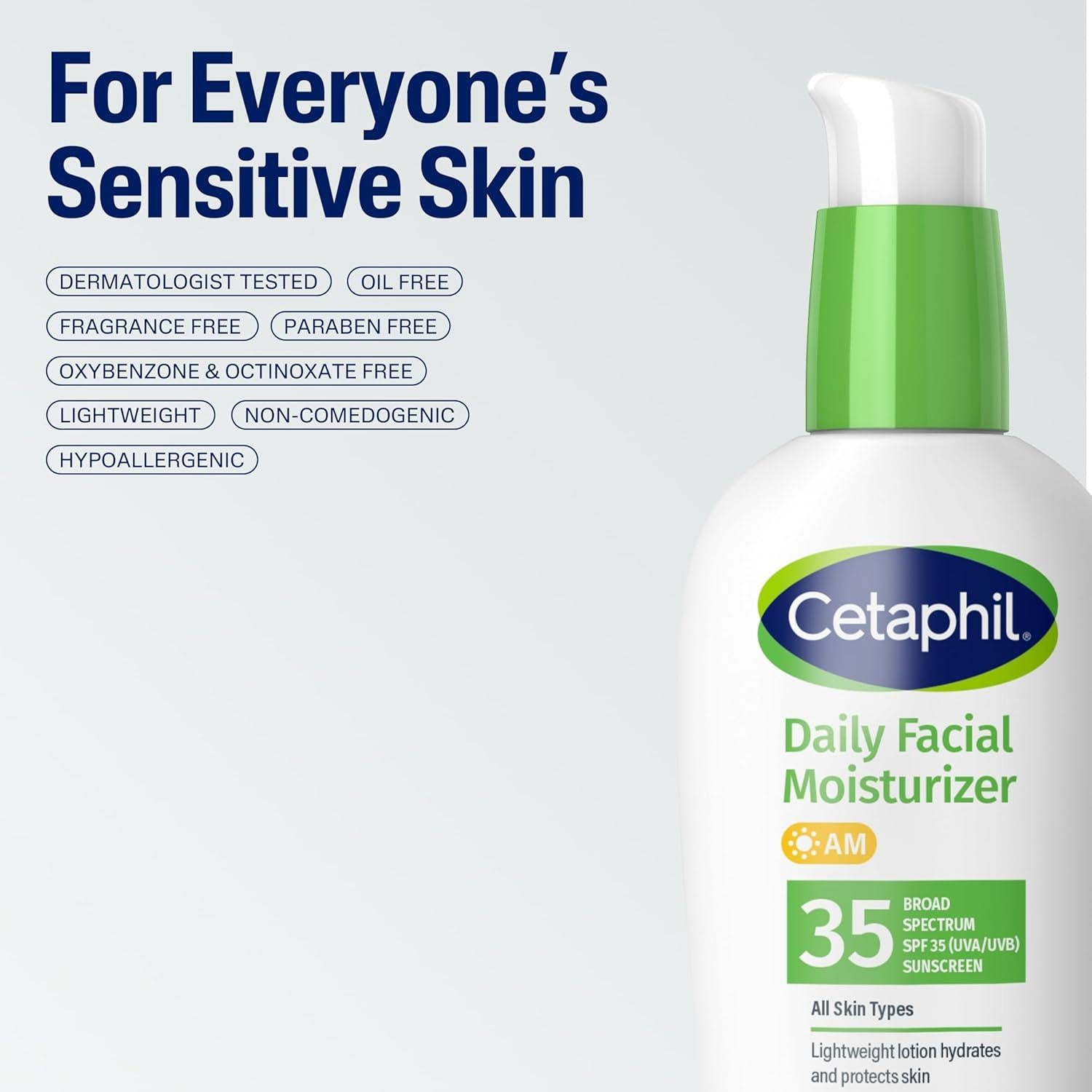 Hidratante Facial Cetaphil SPF 35 85g Piel Sensible Mixta