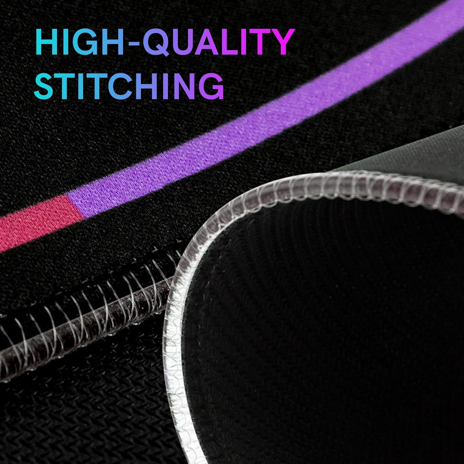 Alfombrilla de Ratón Gaming RGB AllstarGarage 80x30cm Antideslizante