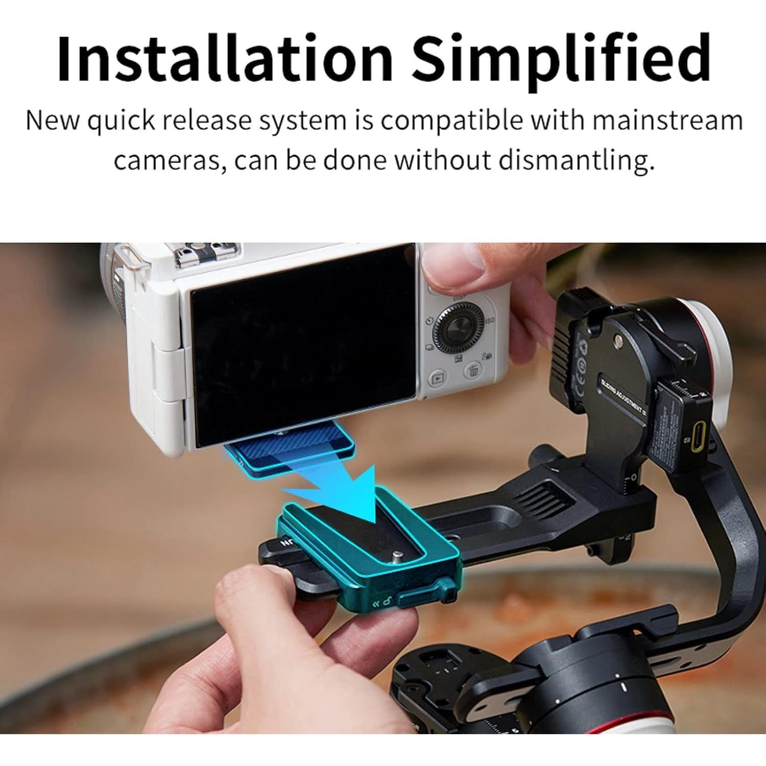 Estabilizador Gimbal Zhiyun Crane M3S Combo para Smartphone y DSLR