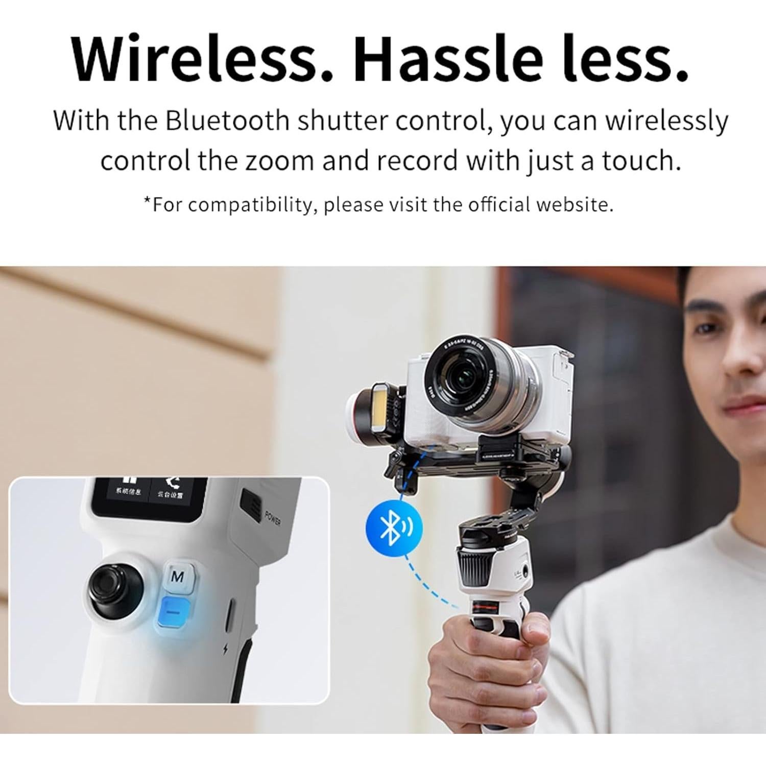 Estabilizador Gimbal Zhiyun Crane M3S Combo para Smartphone y DSLR