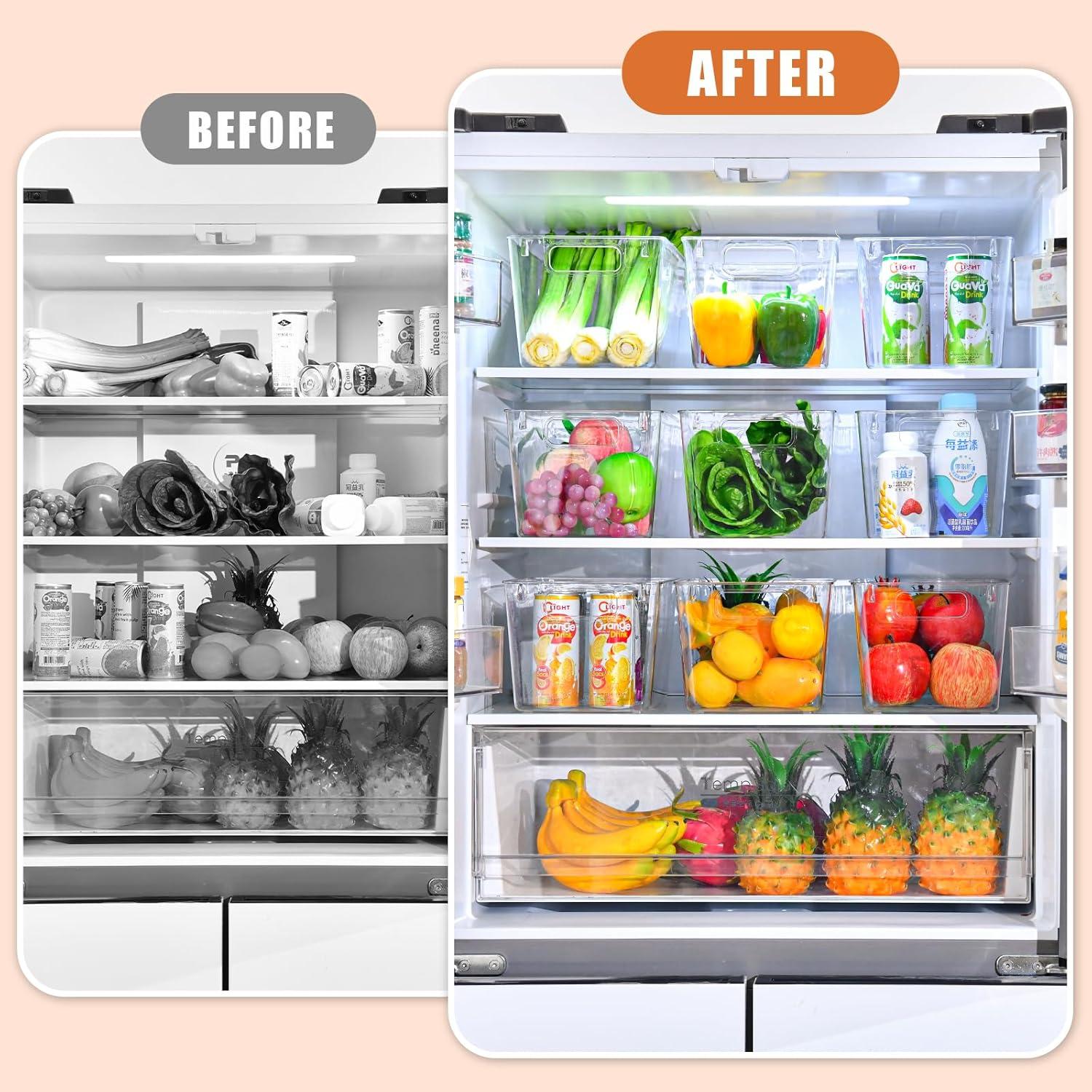 Paquete de 12 cajas de almacenamiento Freebat 35.8x21.1x27.2 cm