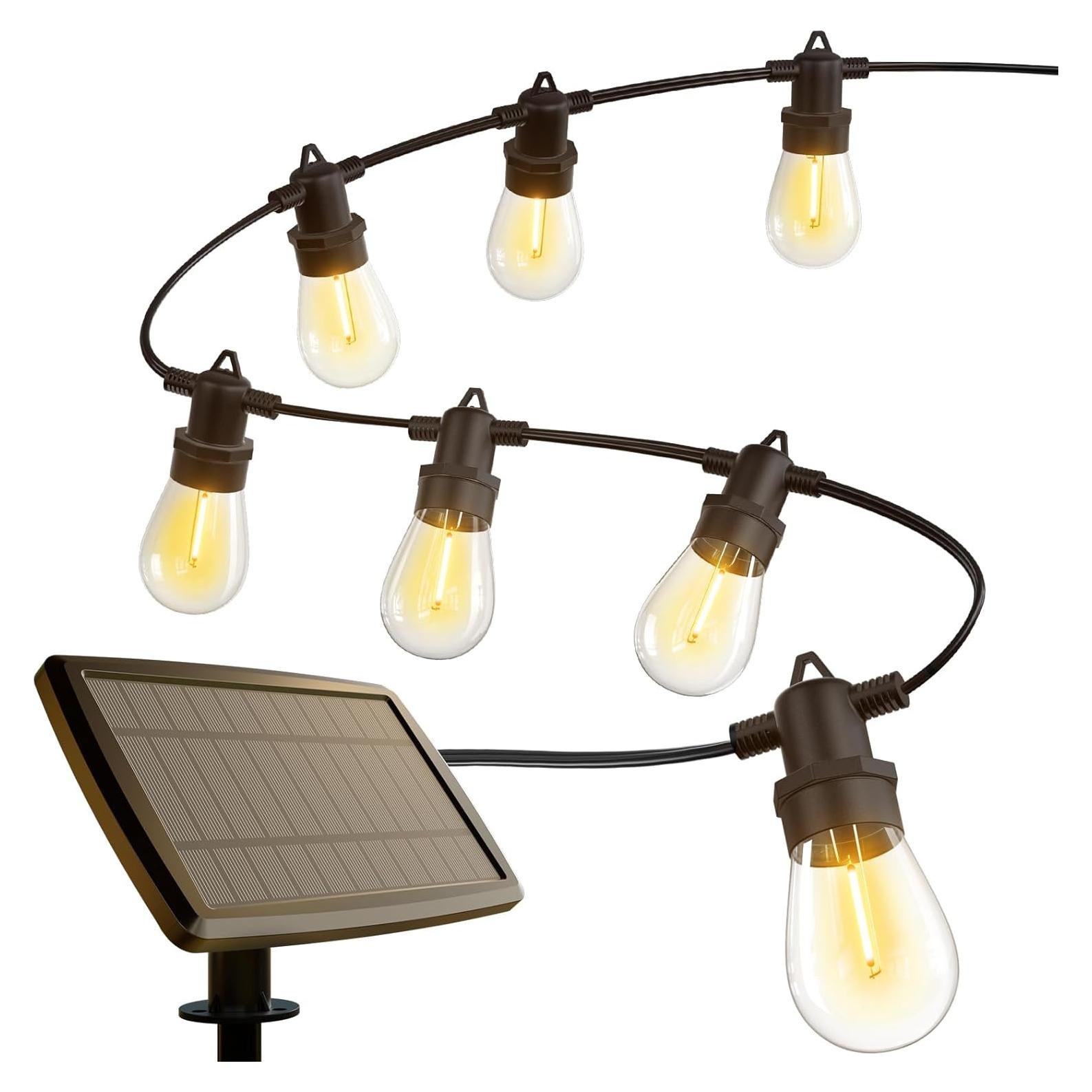 Luces de Cadena Solares KYY 27+6FT con Control Remoto IP65
