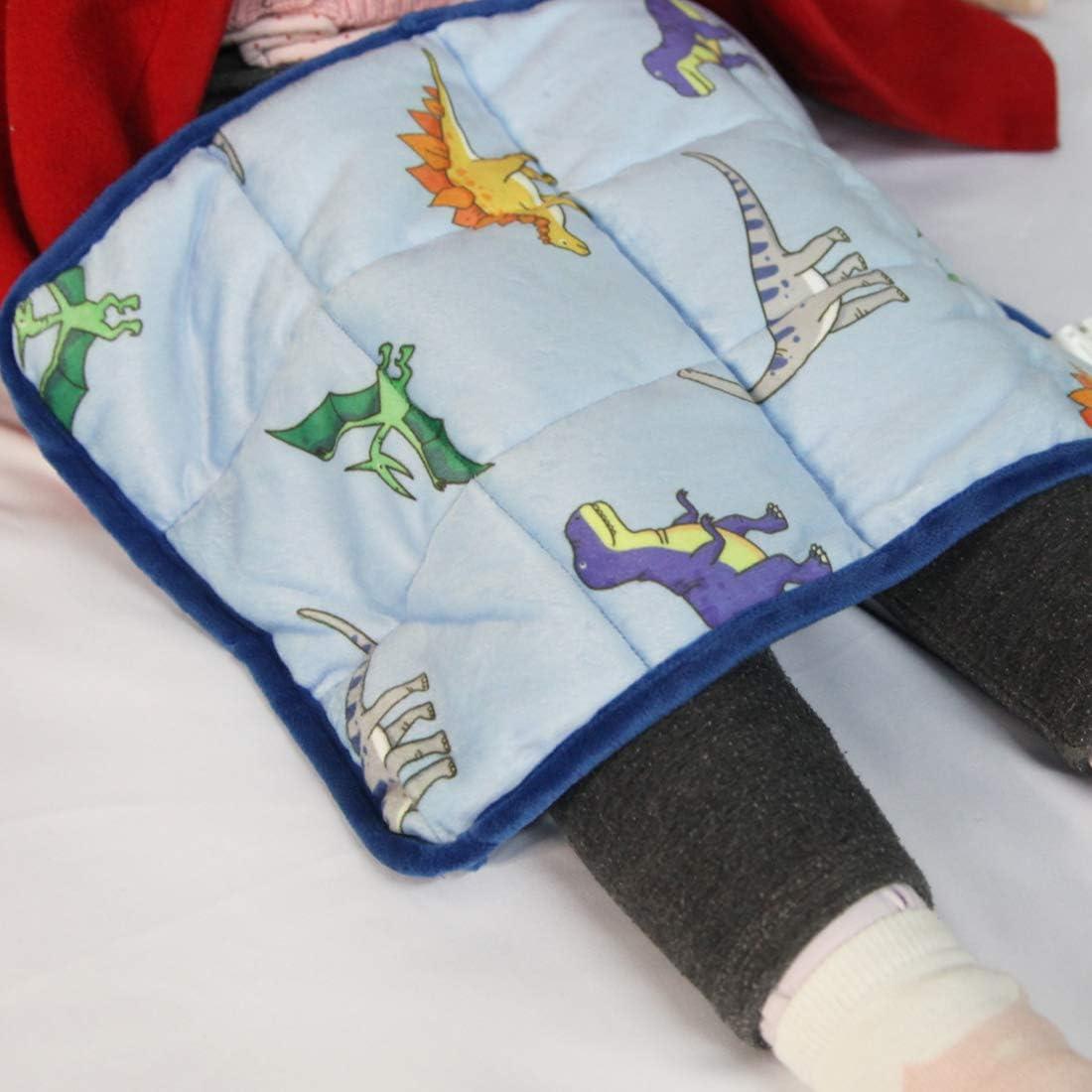 Pad de Regazo Pesado MAXTID Dinosaurio Azul 30x45cm 0.91kg