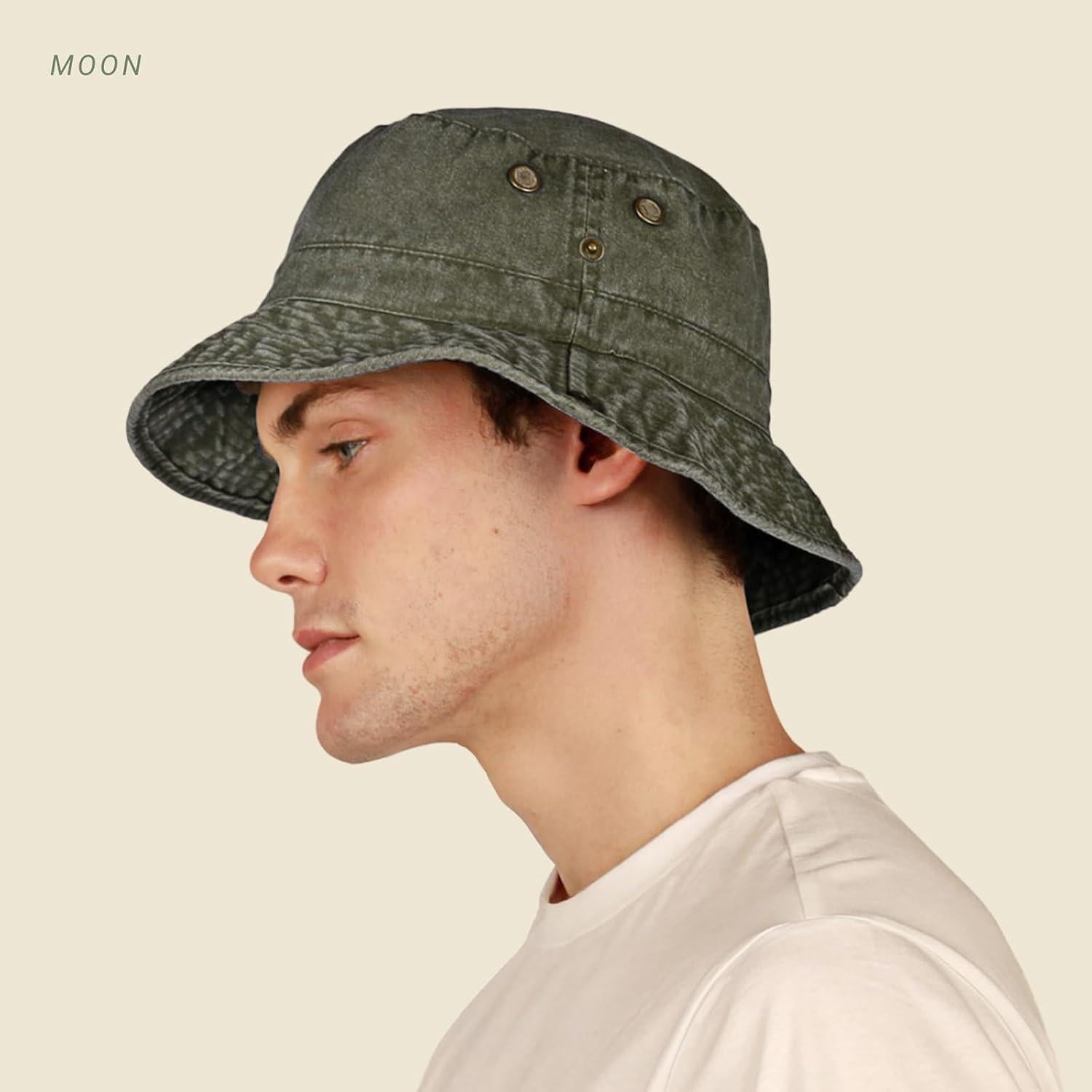 Sombrero de Cubo de Algodón Rojo Manzana CHOK.LIDS - UPF 50+