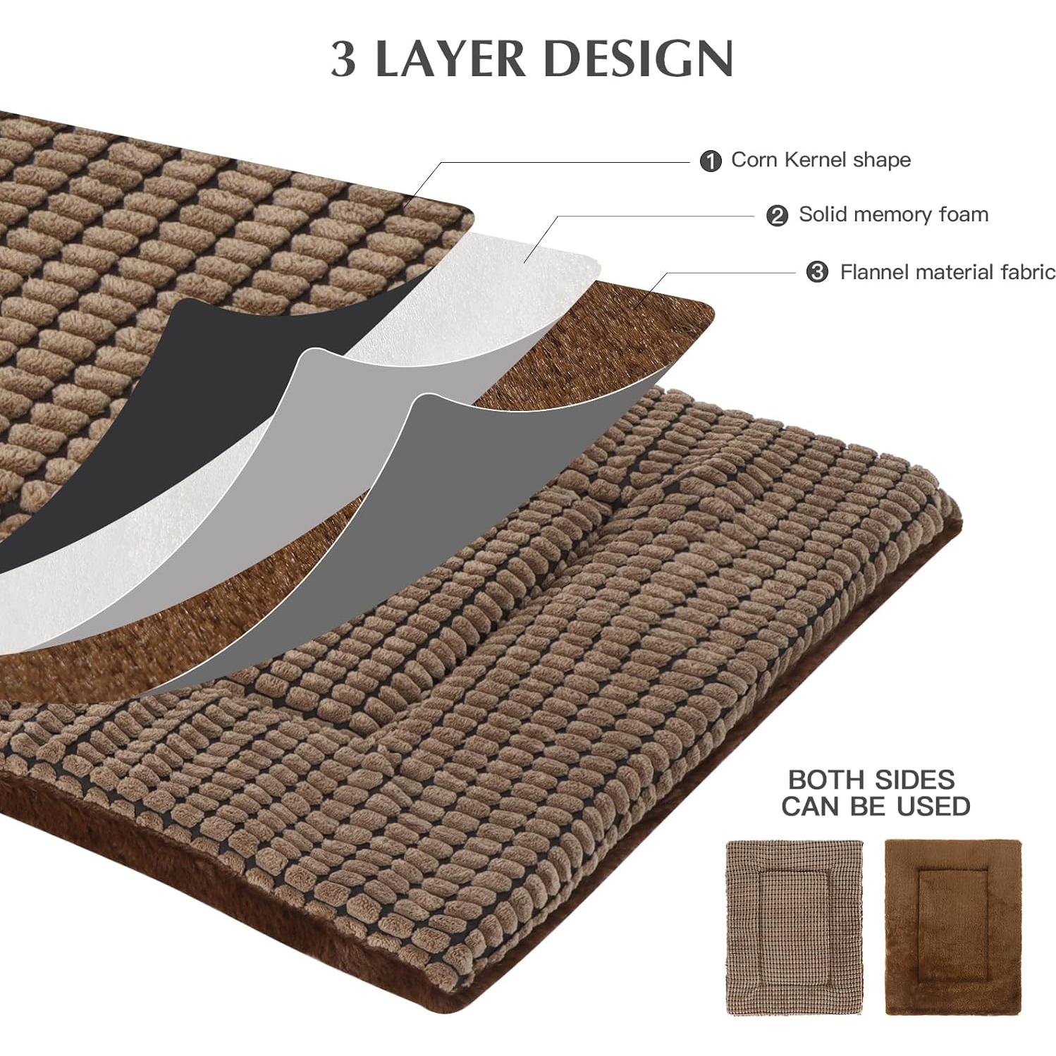 Alfombra para Perros BVAGSS 76.2x50.8cm Espuma Viscoelástica