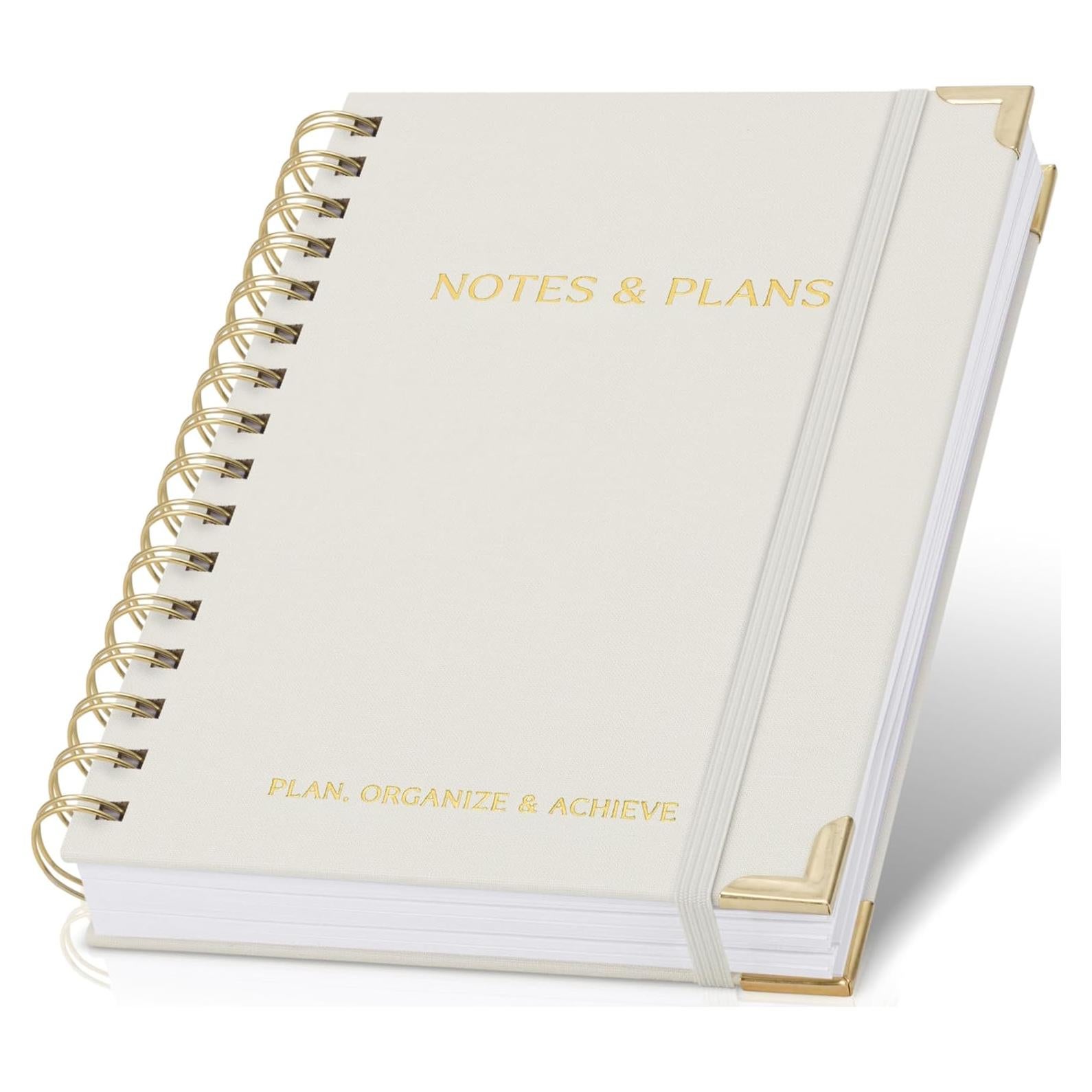 Planificador Diario ZICOTO Beige A5 - 210 Páginas Sin Fecha