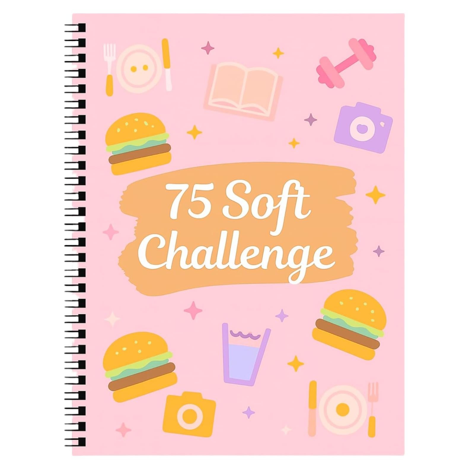 Diario de Desafío Suave XIMDY 75 Días - Planificador Rosa