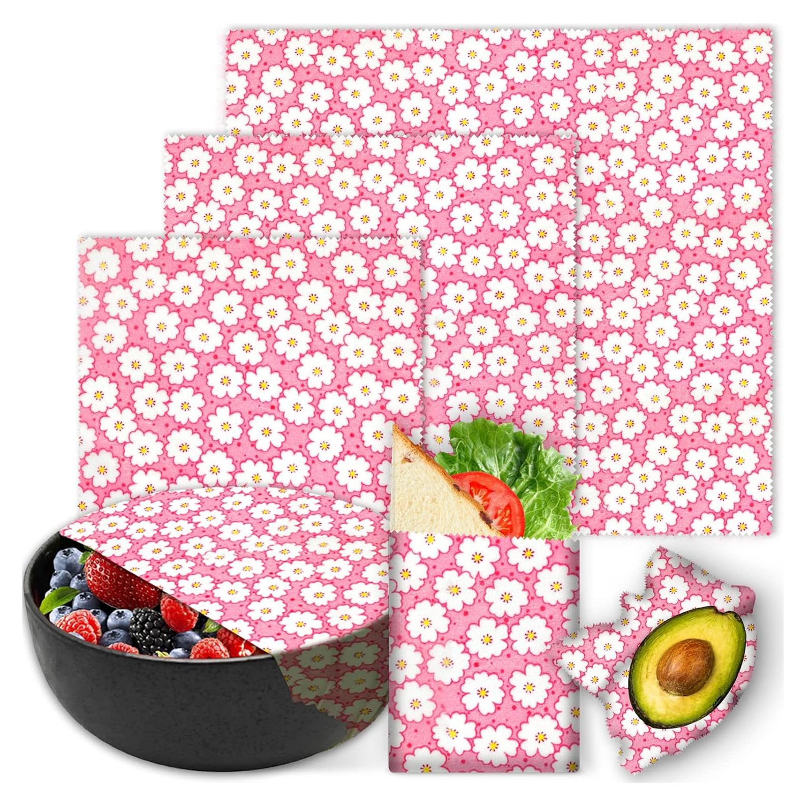 Envolturas de Cera de Abeja WDG - Paquete de 3 Tamaños Ecológicos