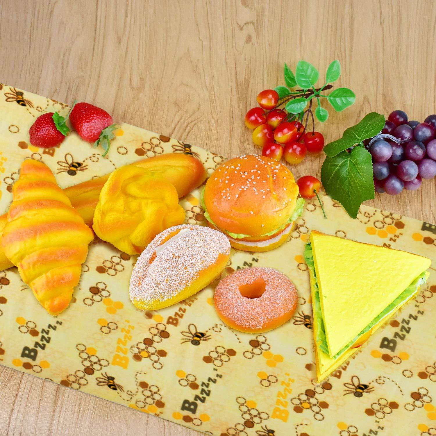 Envolturas de Cera de Abeja Reutilizables ERKOON 33x100 cm