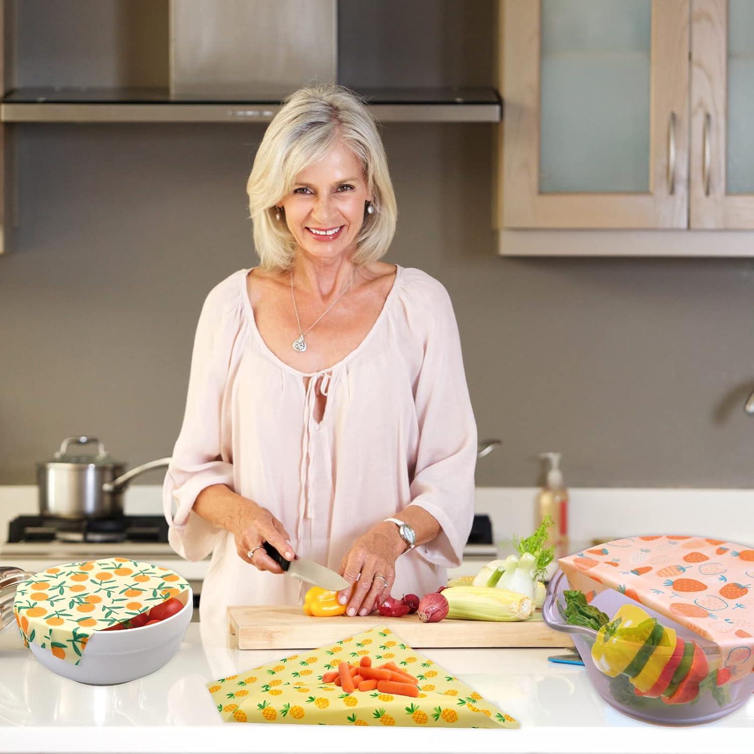 Envolturas de Cera de Abeja Reutilizables BYTTME - 9 Piezas Ecológicas