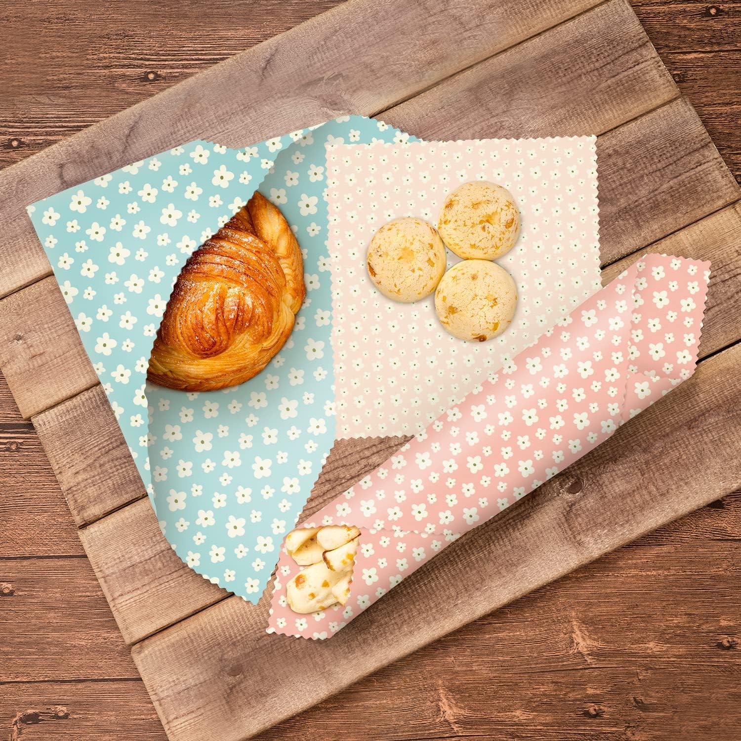 Envolturas de Cera de Abeja Akeeko - Paquete de 3 Tamaños