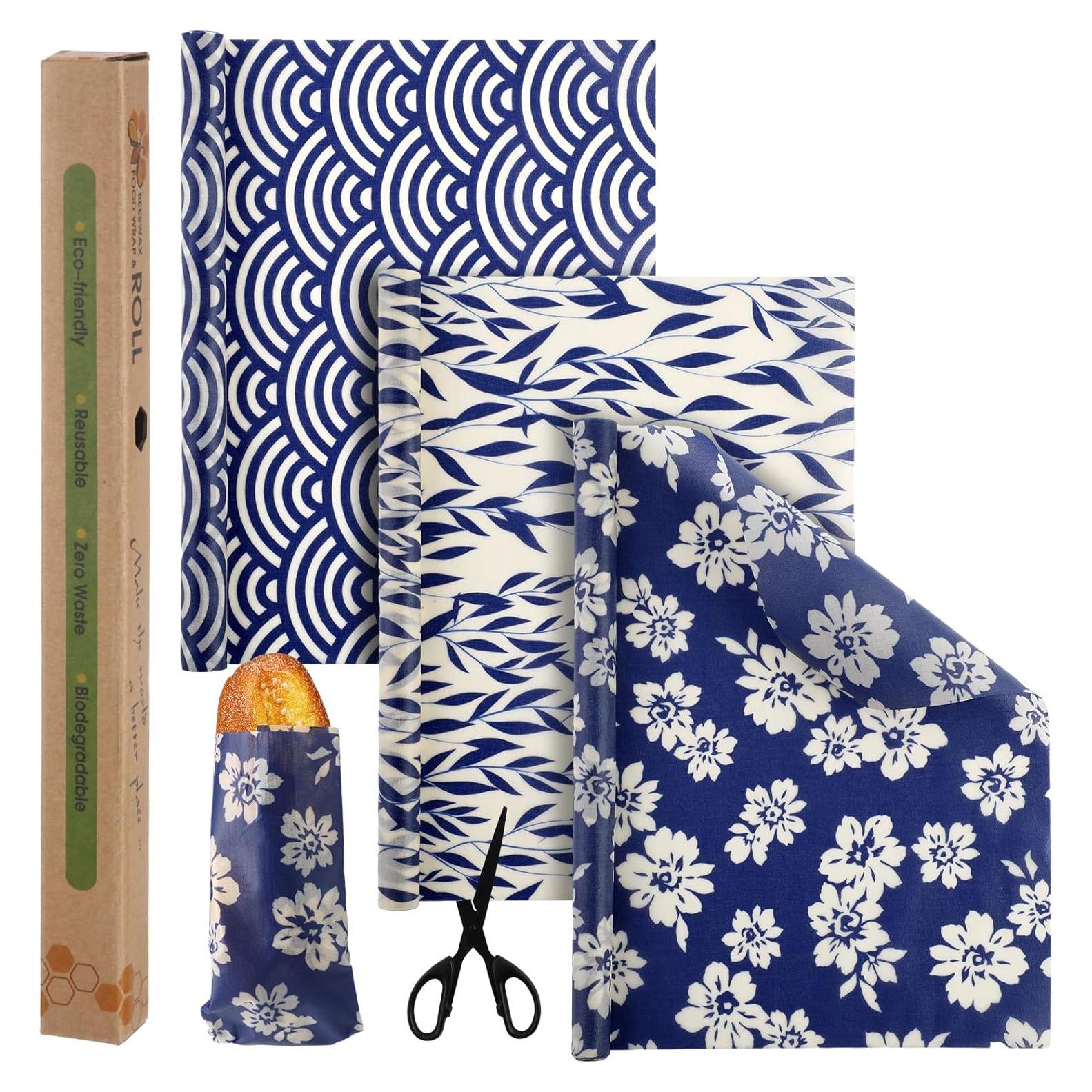 Envolturas de Cera de Abeja Moukeren 3 Rollos 33x100 cm