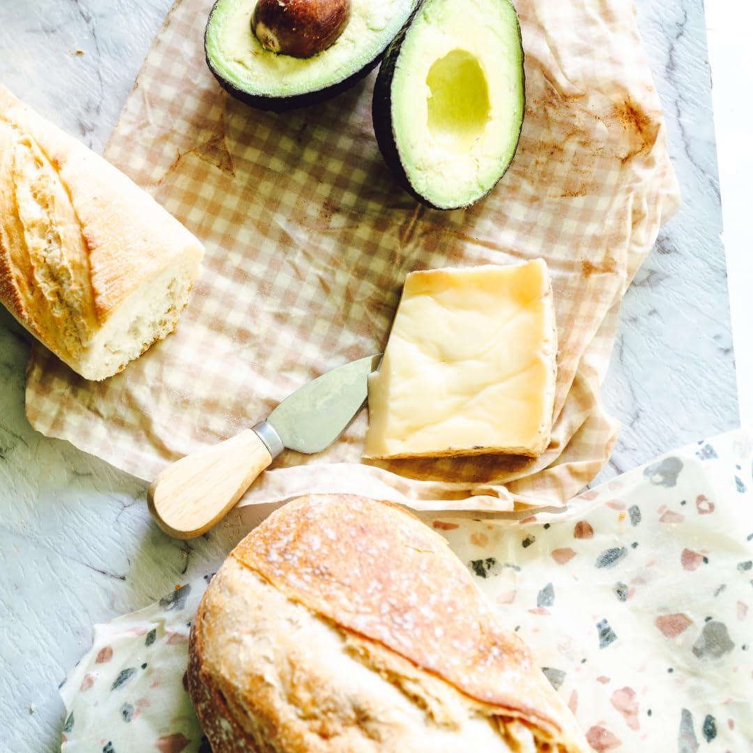 Envolturas de Cera de Abeja Honeybee Wrap - Paquete de 7 Ecológicas