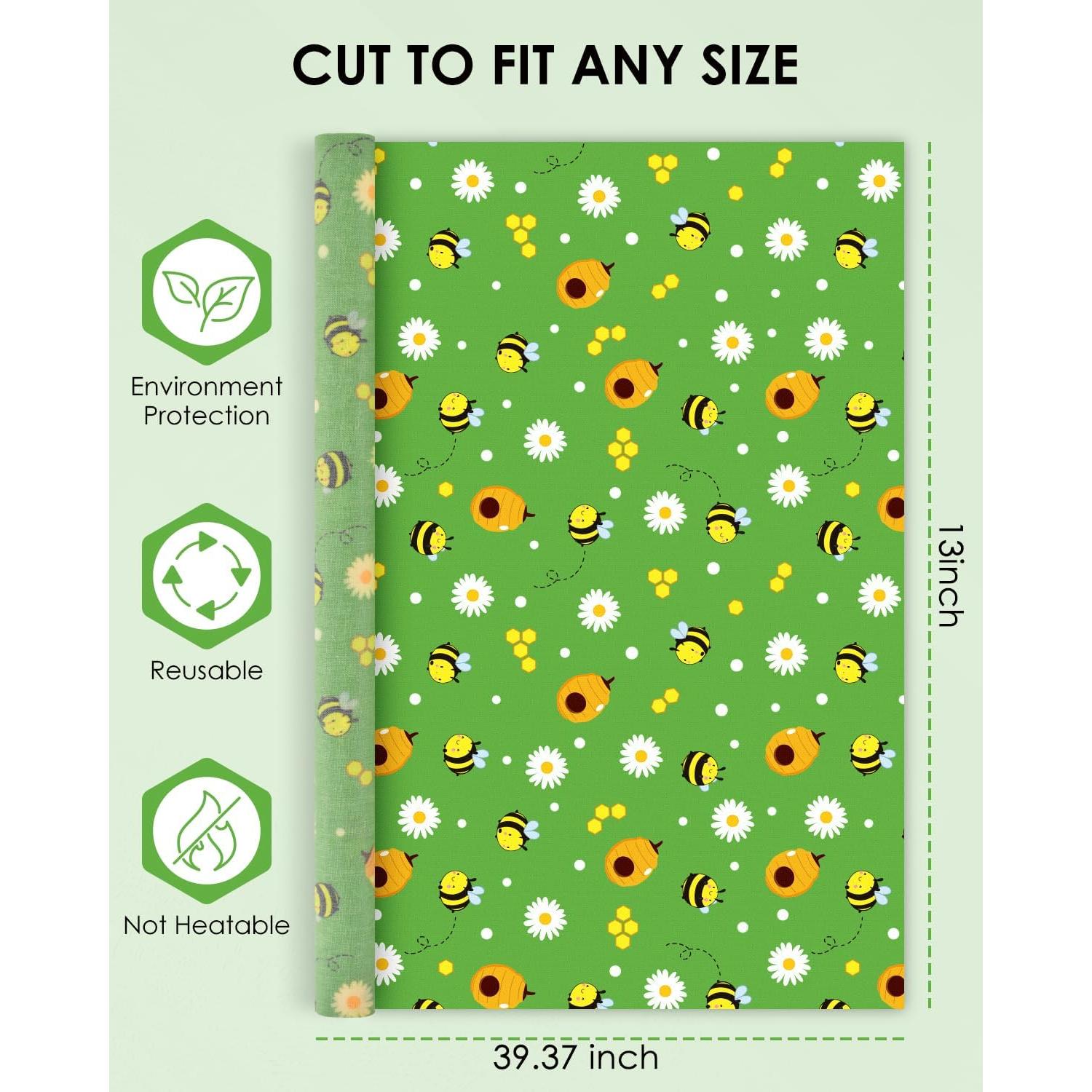 Envoltura de Alimentos de Cera de Abeja ERKOON 33x100 cm Ecológica