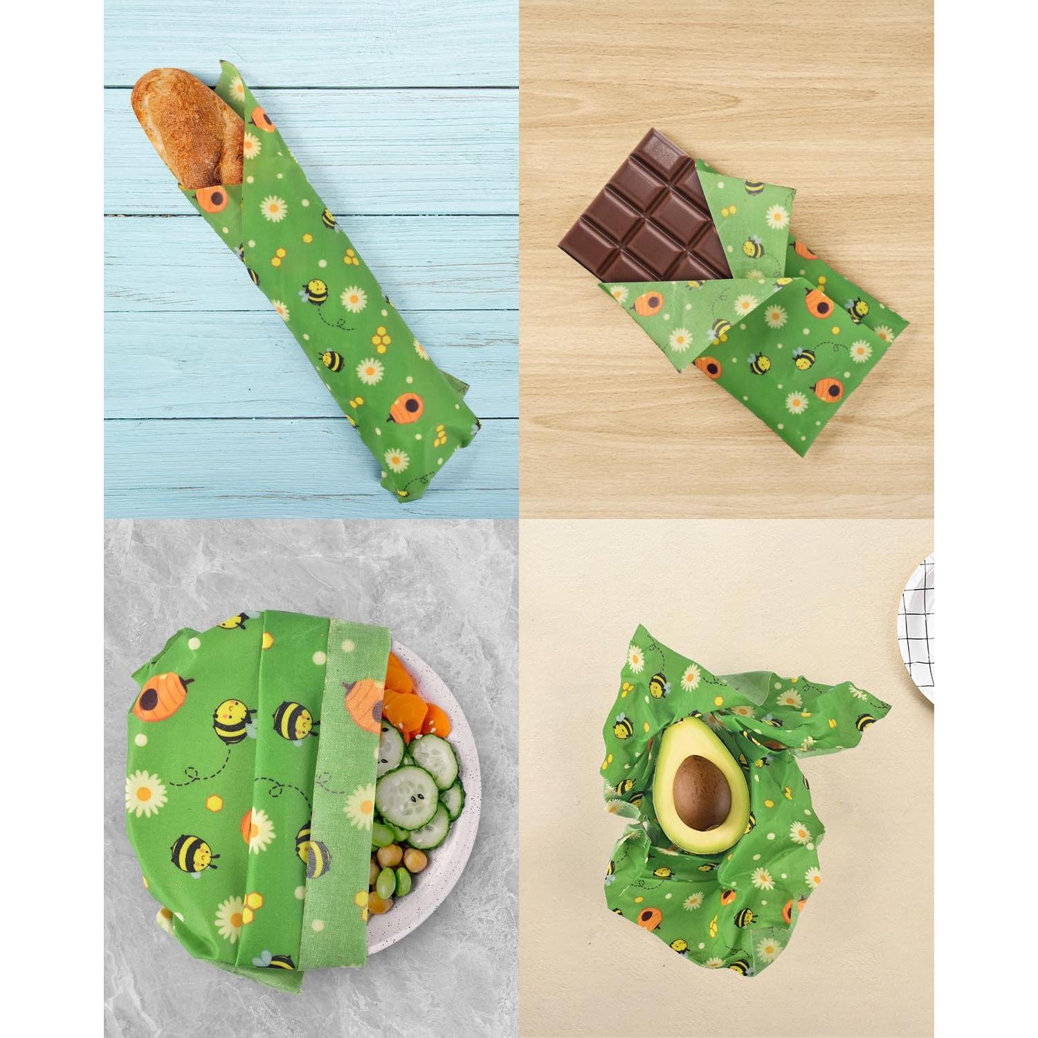 Envoltura de Alimentos de Cera de Abeja ERKOON 33x100 cm Ecológica