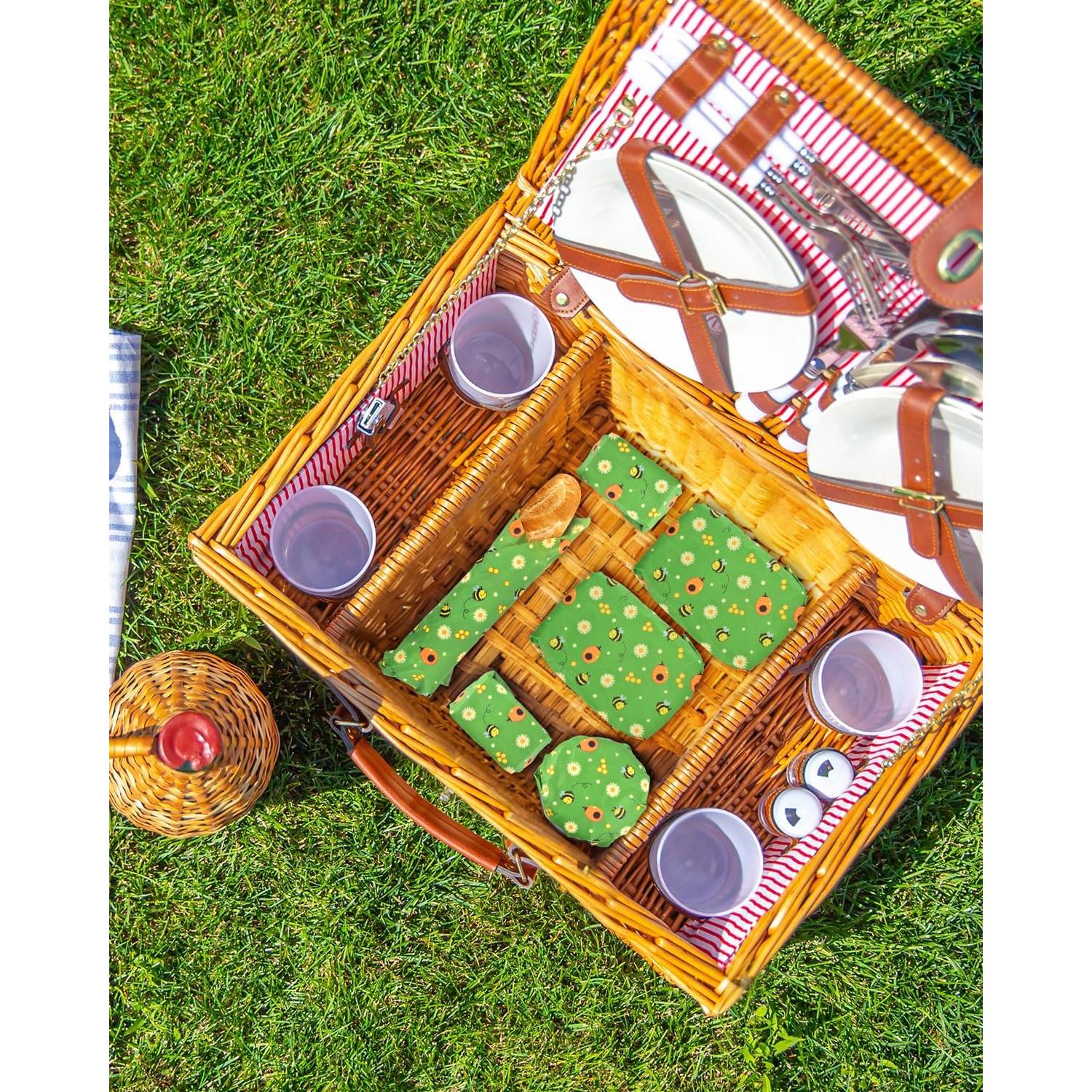 Envoltura de Alimentos de Cera de Abeja ERKOON 33x100 cm Ecológica