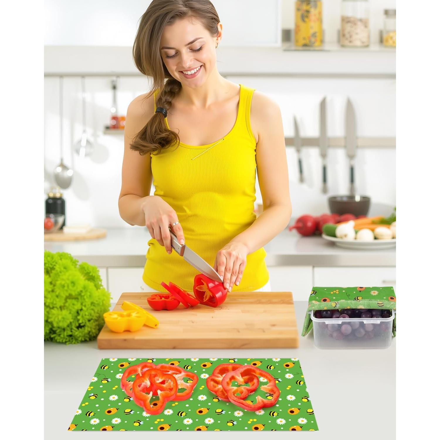 Envoltura de Alimentos de Cera de Abeja ERKOON 33x100 cm Ecológica