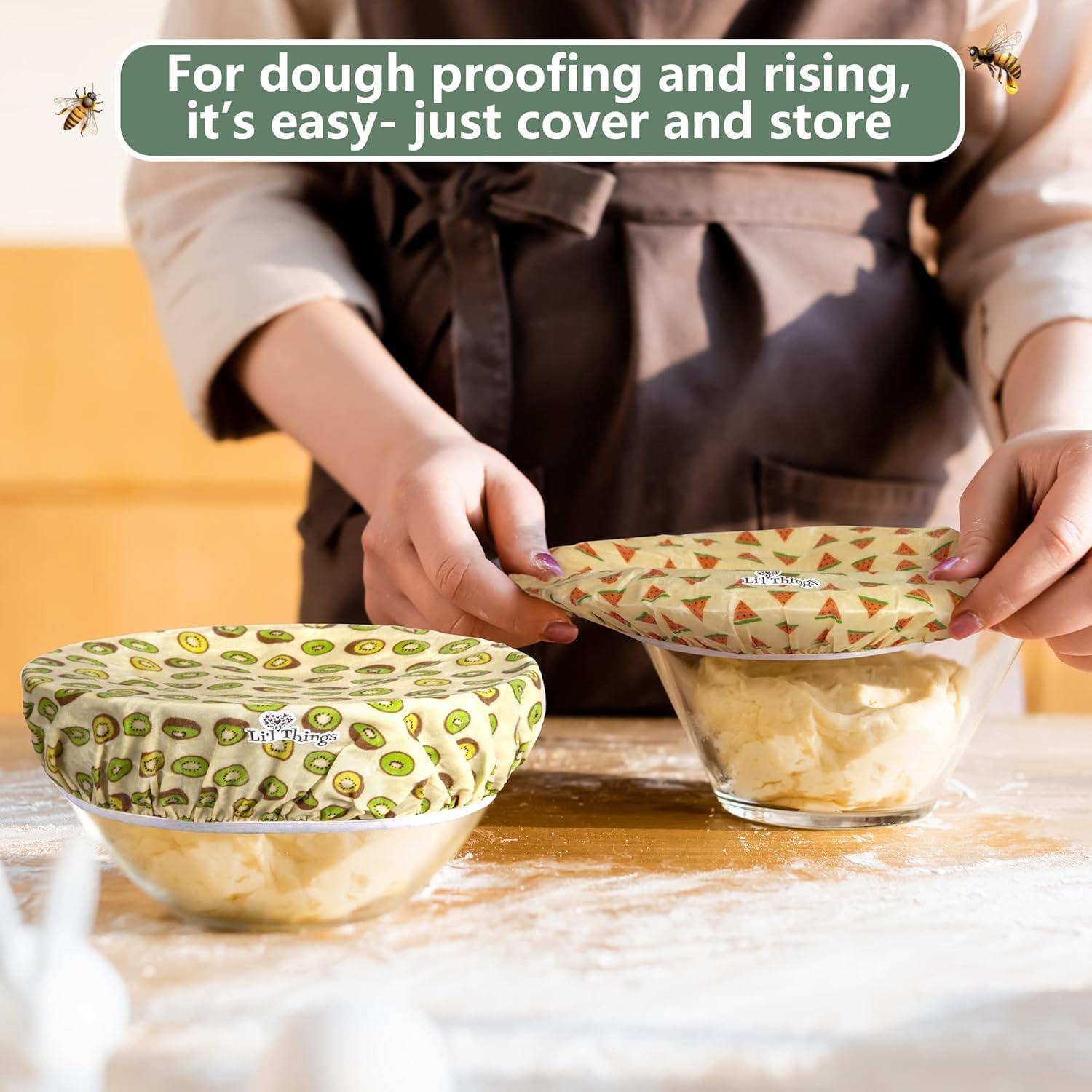 Cubiertas Reutilizables de Cera de Abeja Li'l Things - 5 Piezas