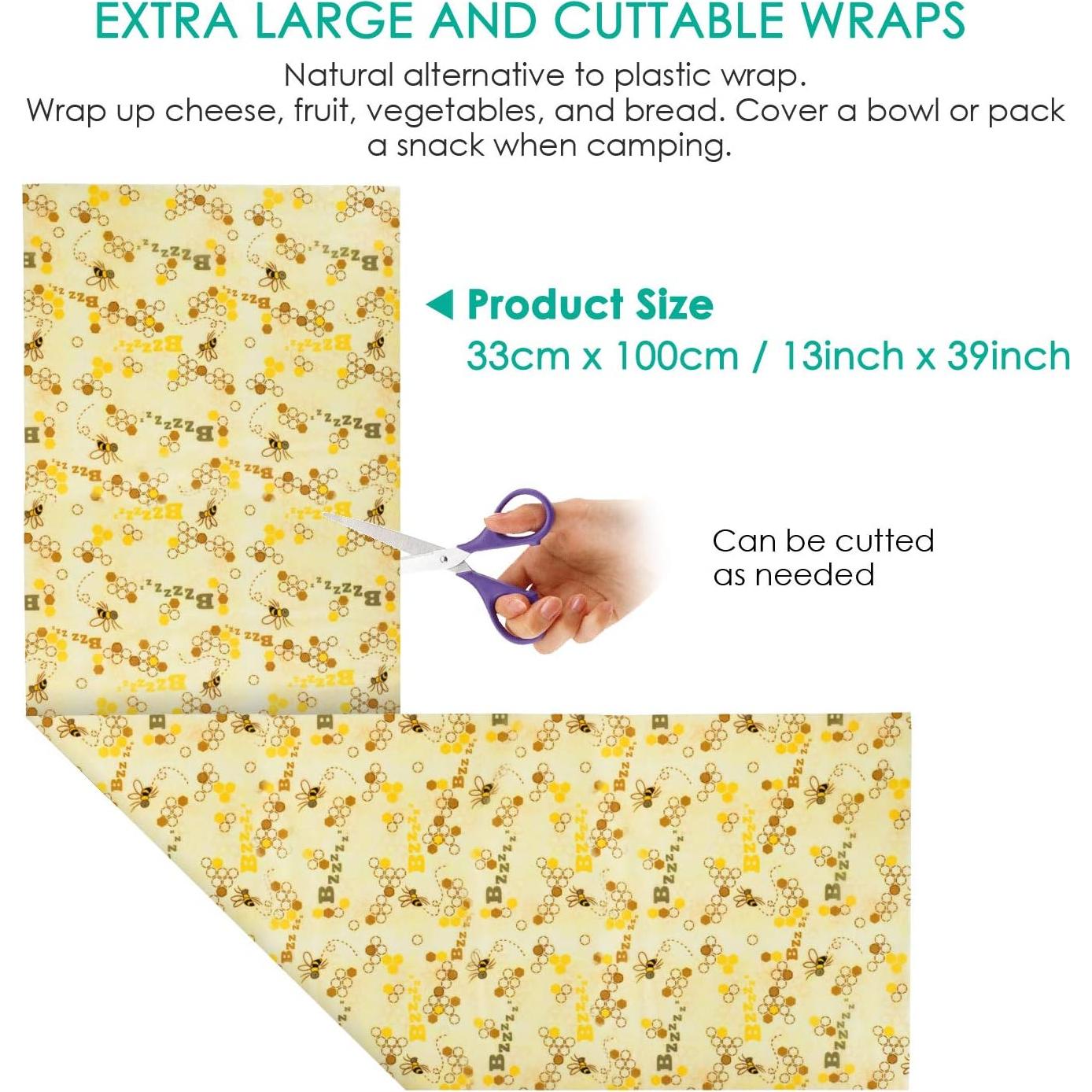 Envoltura de Cera de Abeja 33x100 cm Ecológica SOFTMED