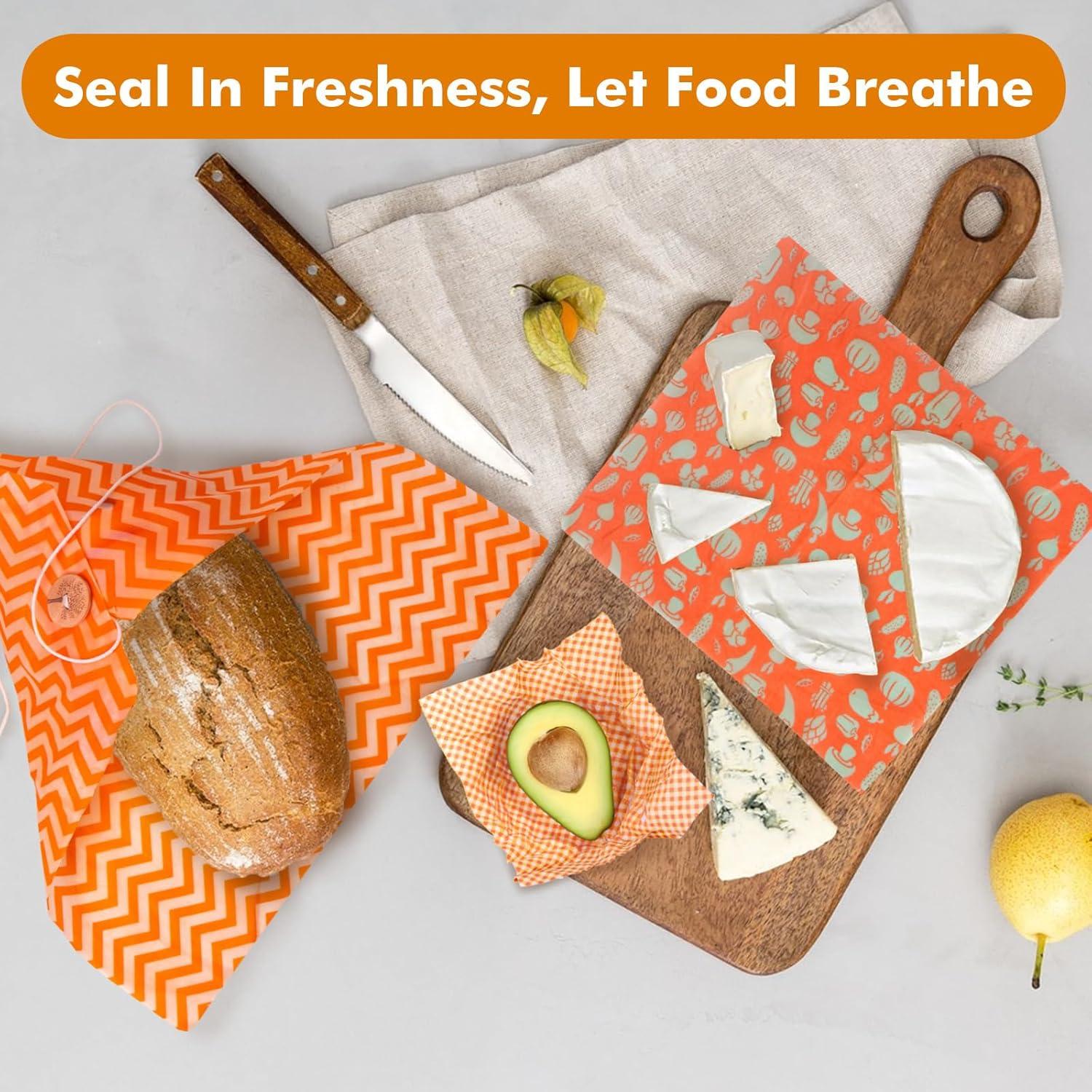 Envolturas de Cera de Abeja Reutilizables Lyvhoris 3 Pzs