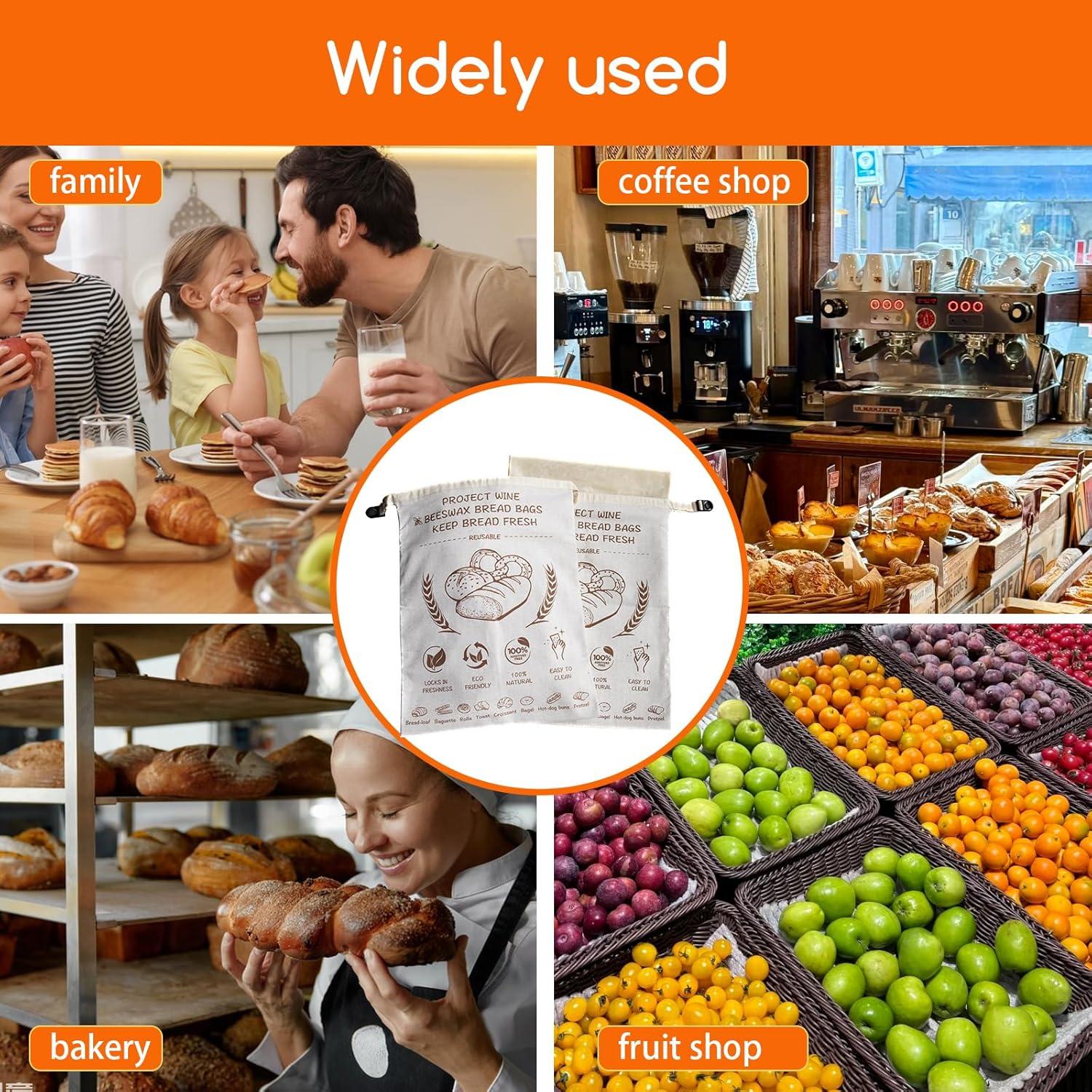 Bolsas de Pan de Cera de Abeja Project Wine XL 43x33 cm - 2 Unidades