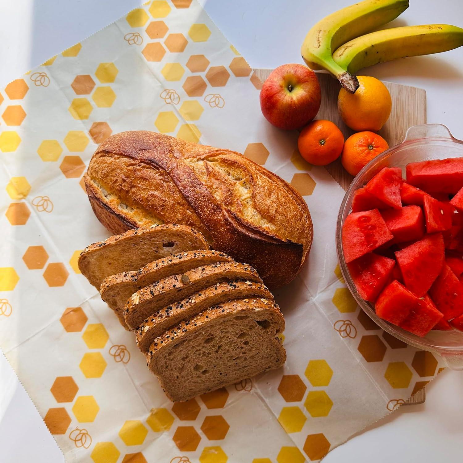 Envoltura de Pan de Cera de Abeja Truebee XL Ecológica