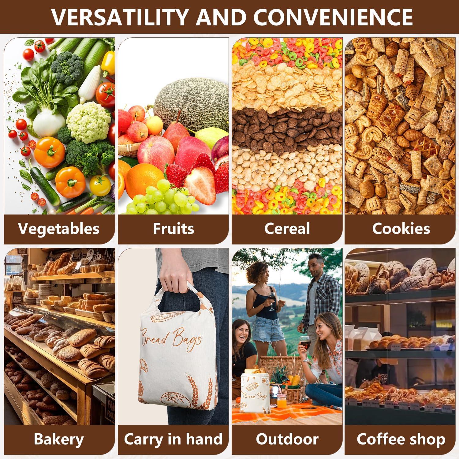 Bolsas de Pan de Cera de Abeja BATJA ZYQGH XL Reutilizables