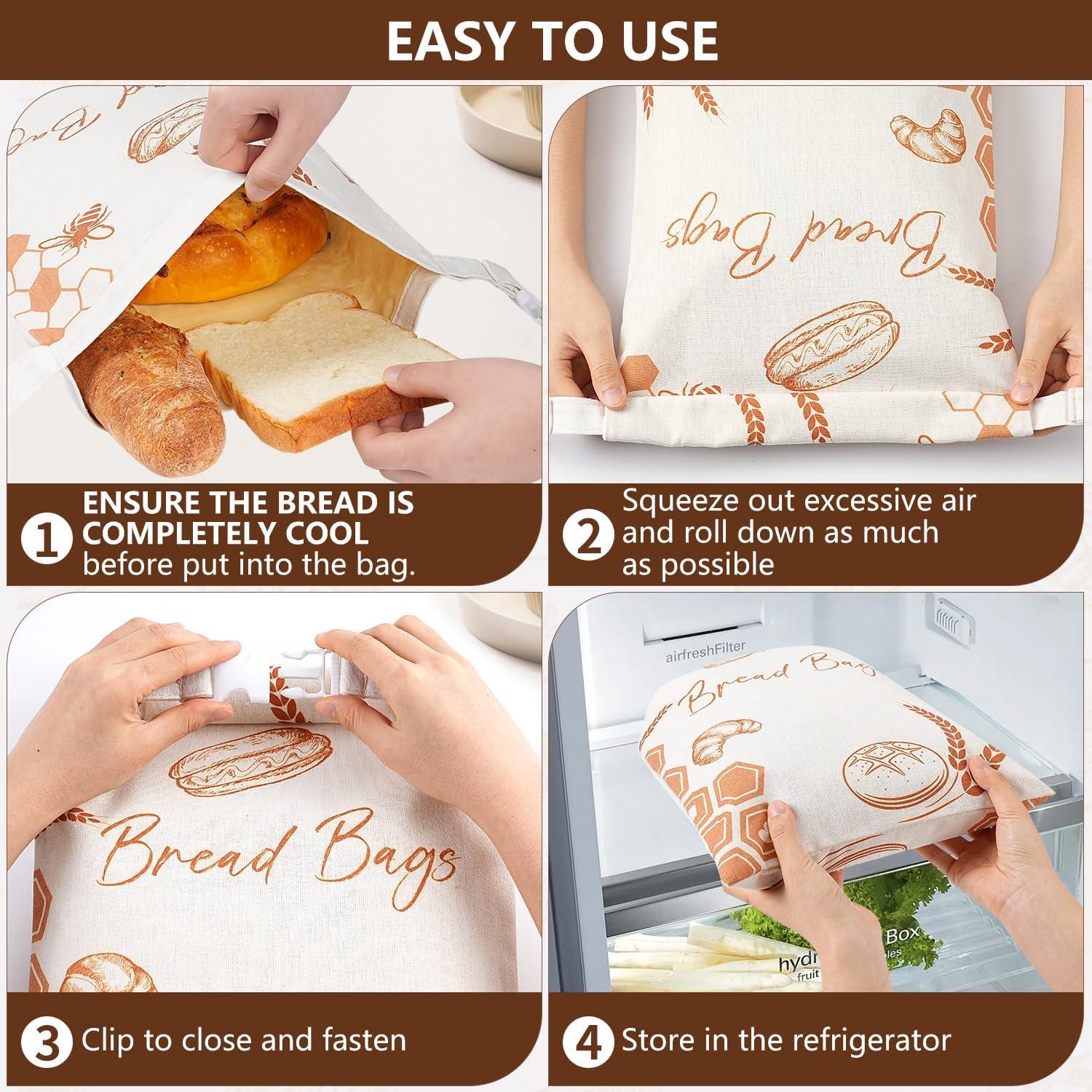 Bolsas de Pan de Cera de Abeja BATJA ZYQGH XL Reutilizables