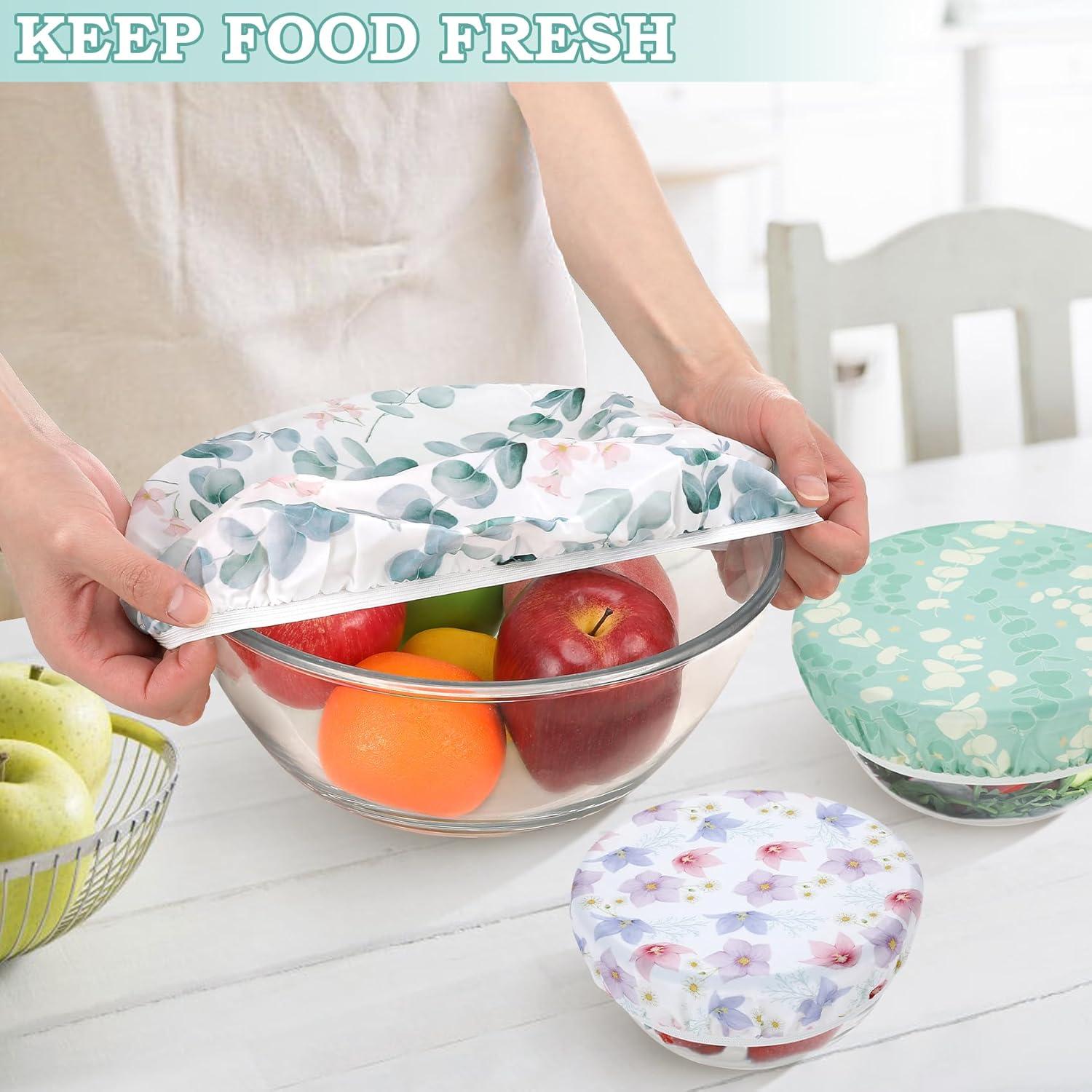 Cubiertas de Tazón de Cera de Abeja Revahope - 5 Tamaños Reutilizables