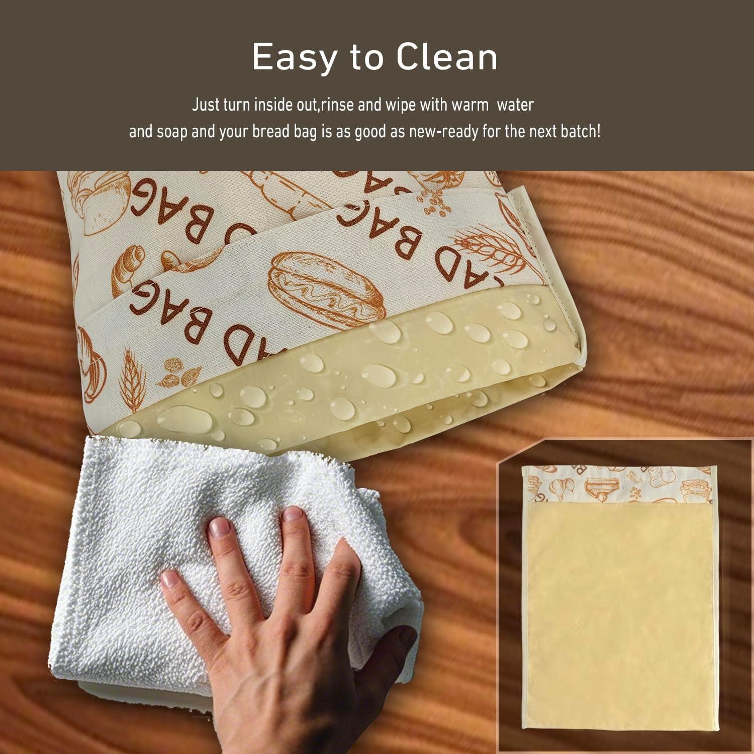 Bolsa de Pan de Cera de Abeja EdenEcho XL 30x43 cm Ecológica