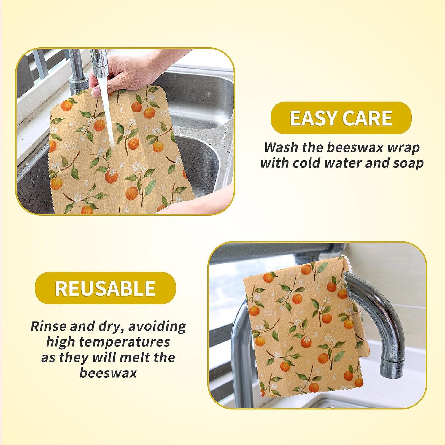 Envolturas de Cera de Abeja Reutilizables 9-Pack Abejawrap