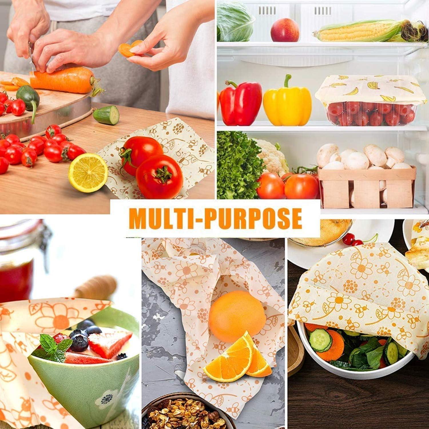 Envolturas de Cera de Abeja Genérico - Juego de 7 Tamaños